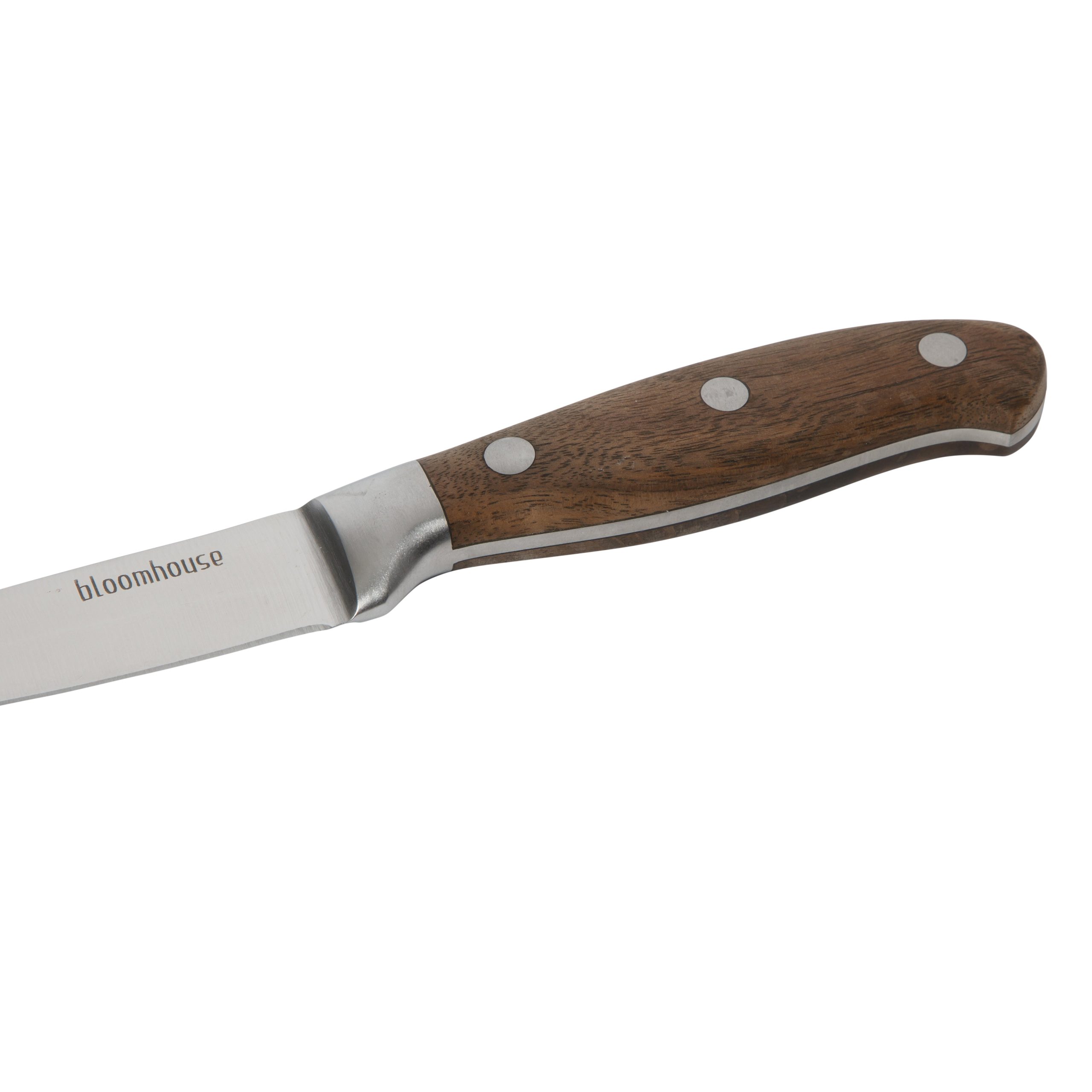 Bloomhouse 3.5 Inch German Steel Paring Knife W/ Walnut Wood Forged Handle - Image 6