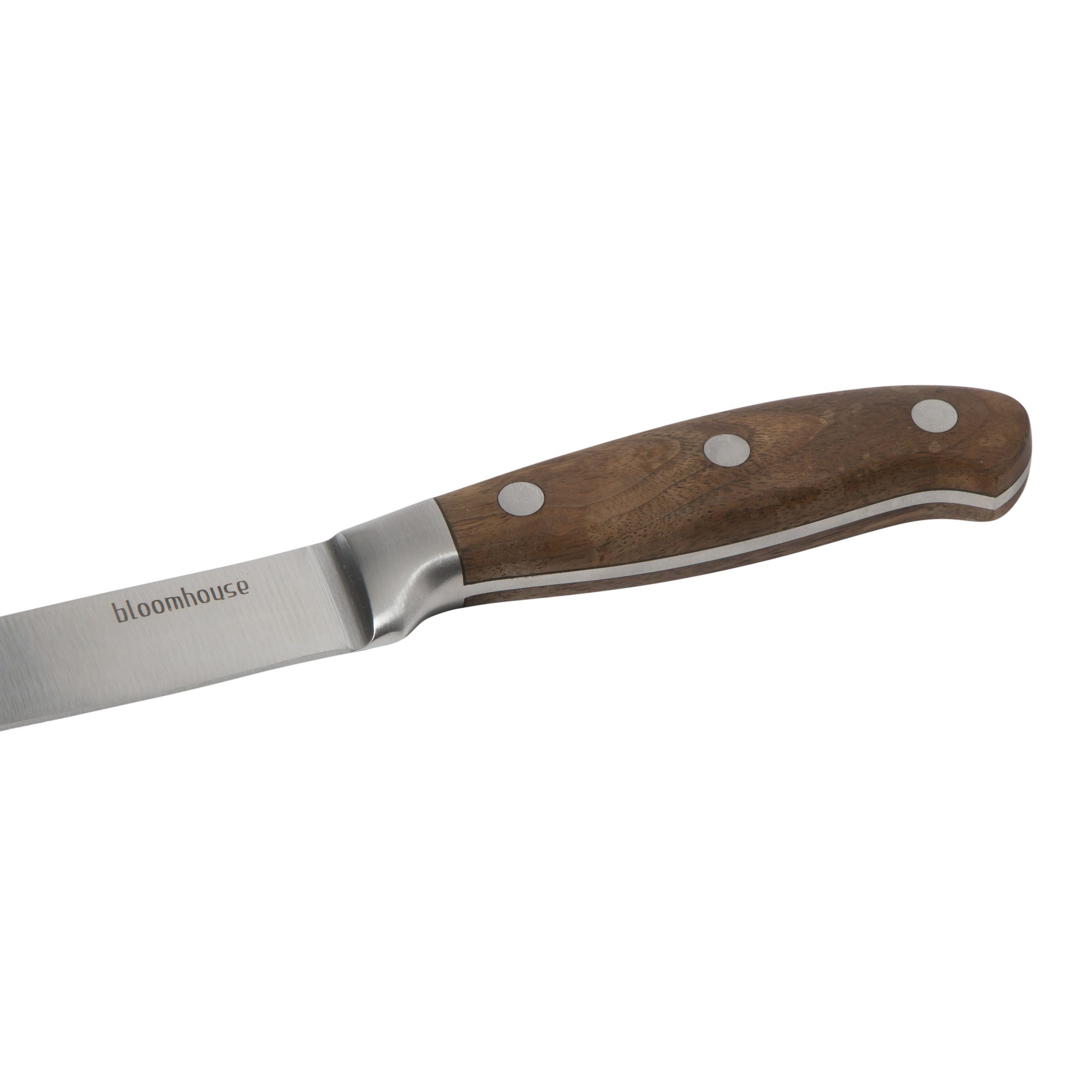 Bloomhouse 5 Inch German Steel Utility/Boning Knife W/ Walnut Wood Forged Handle - Image 5