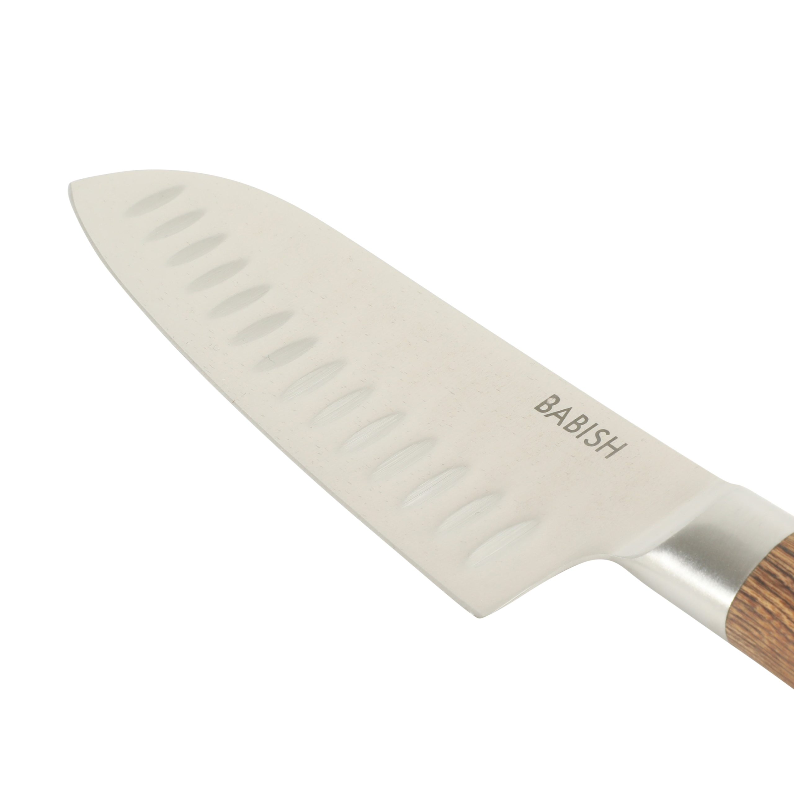 Babish 6.5-Inch Santoku Knife – High-Carbon 1.4116 German Steel Kitchen Knife with Pakka Wood Handle, Full-Tang Razor Sharp Blade for Chopping, Slicing, Dicing & Precision Prep - Image 6