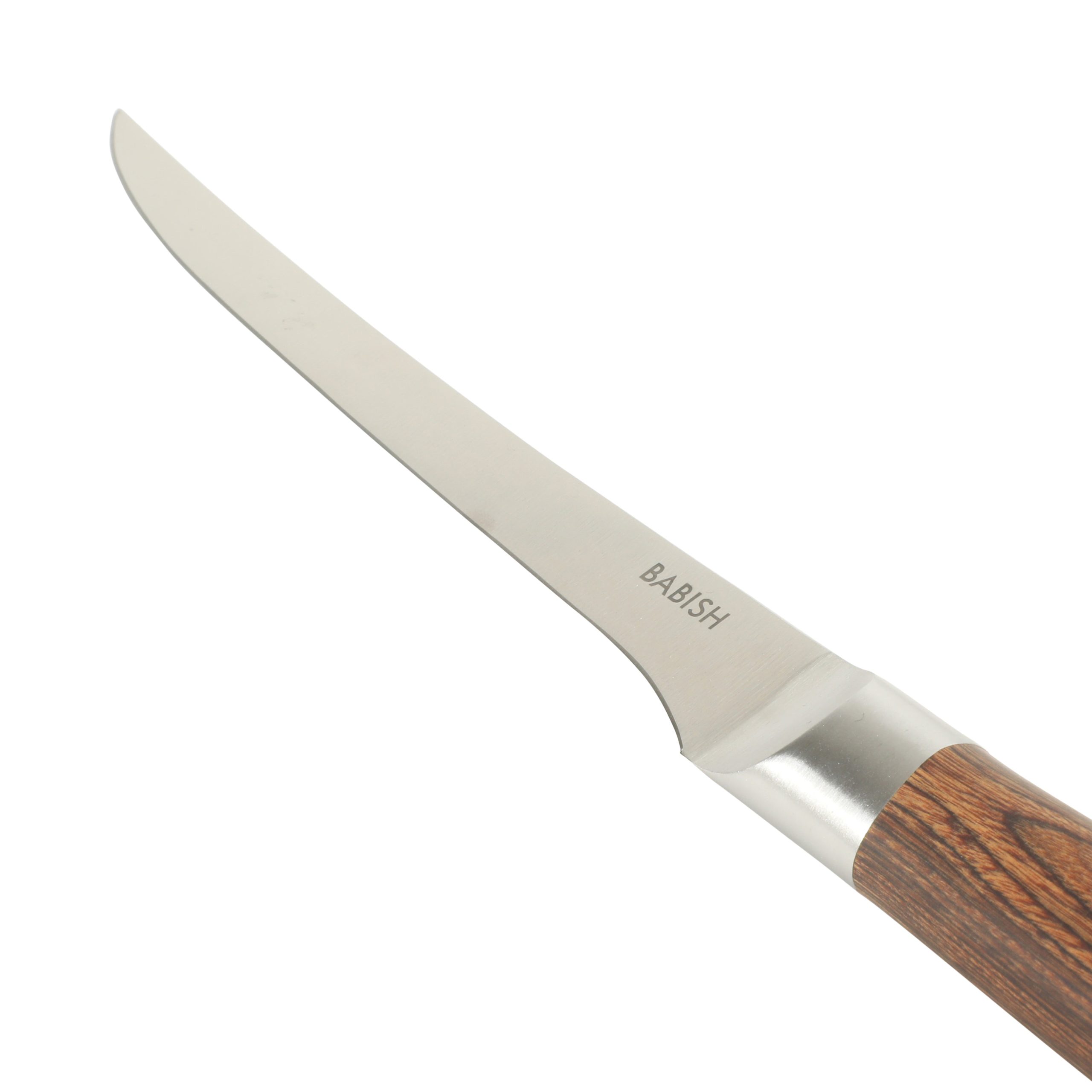 Babish 1.4116 German Stainless Steel Boning & Fillet Knife with Pakka Wood Handle – 6-Inch Full-Tang Flexible Kitchen Knife for Meat, Poultry, Fish & Precision Butchering - Image 13