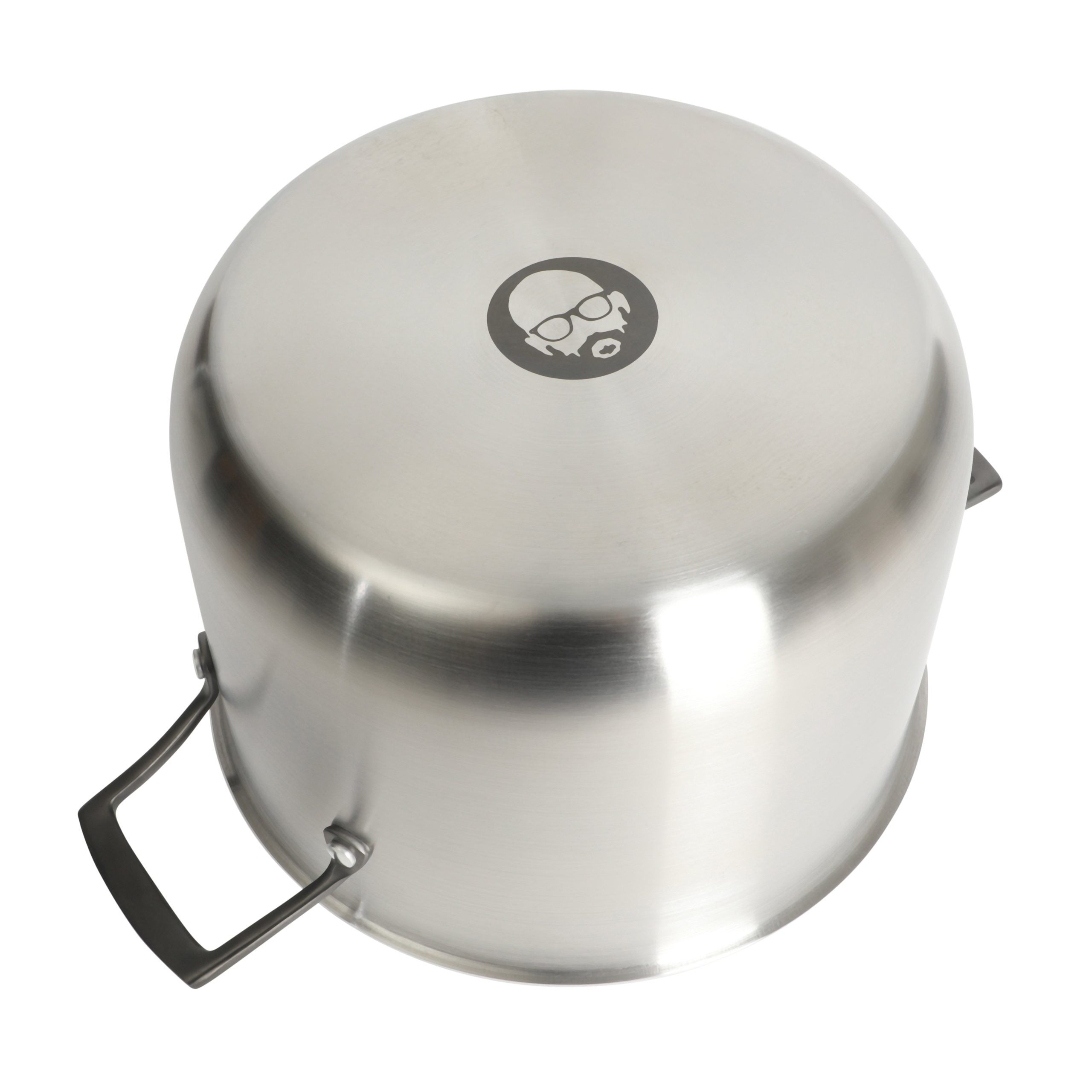 Babish 8 Quart Tri-Ply Stainless Steel Stock Pot with Glass Lid & Black Handles – Dutch Oven, Oven Safe, Dishwasher Safe - Image 5
