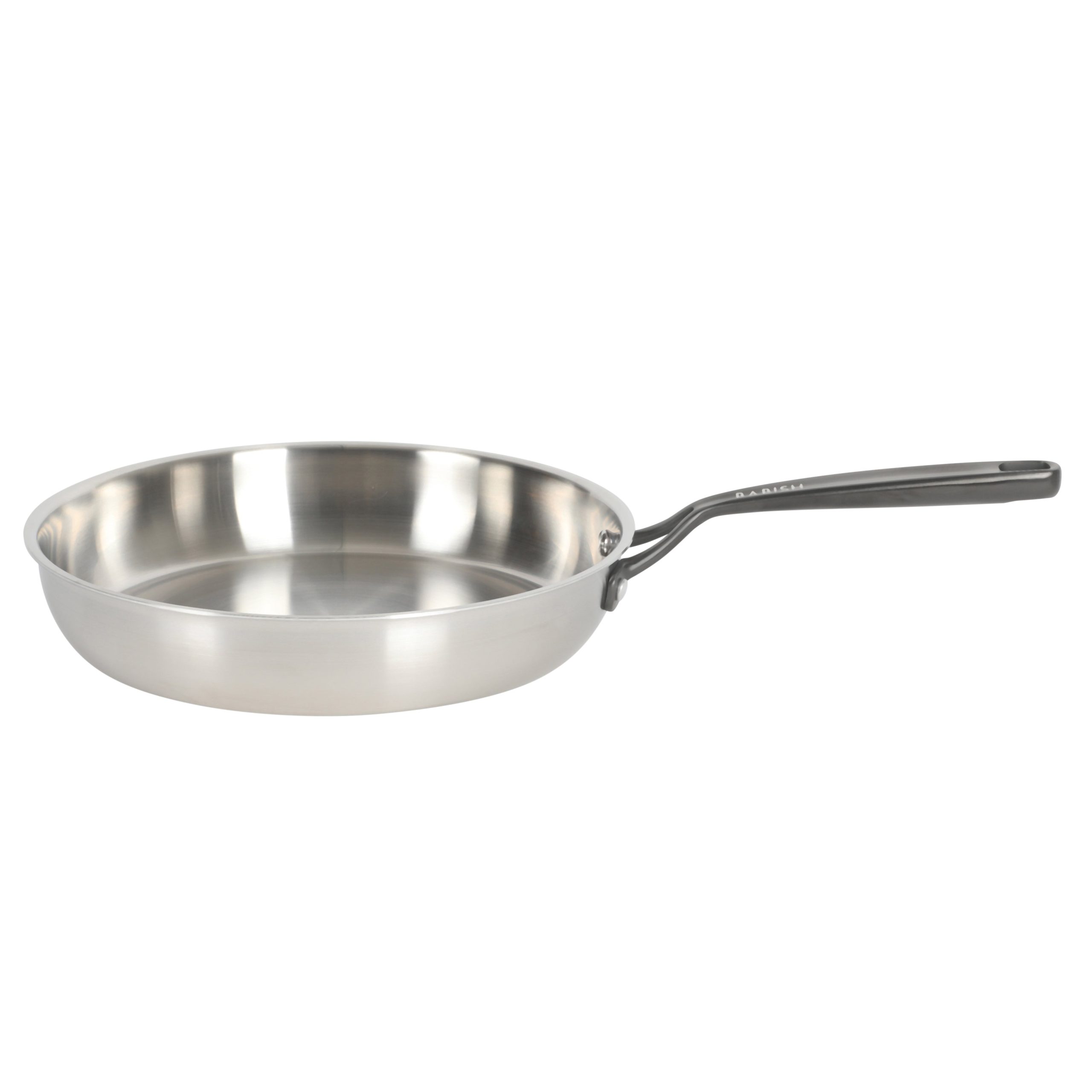 Babish Tri-Ply Stainless Steel 10-Inch Frying Pan With Black Handle – Professional Grade Skillet for Searing, Sautéing & Everyday Cooking - Image 4