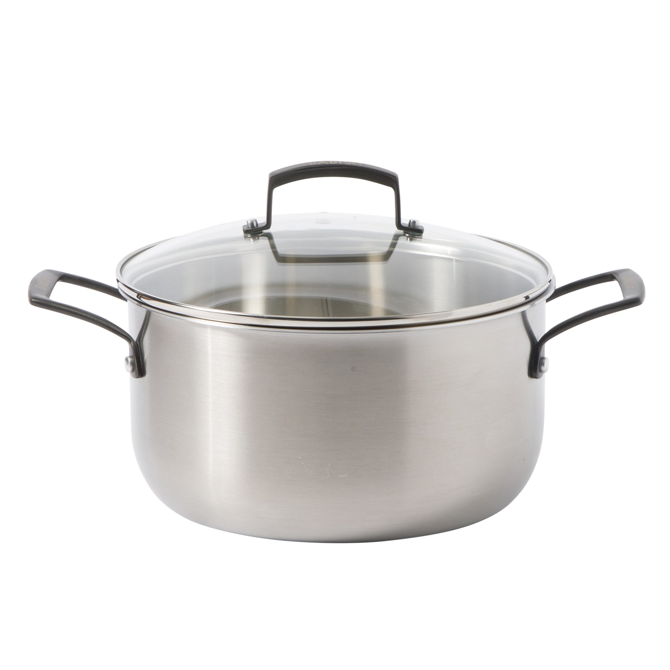 Babish 10-Piece Professional Tri-Ply Non-Toxic Pots and Pans Cookware Set – Durable, Even Heat Distribution - Image 7