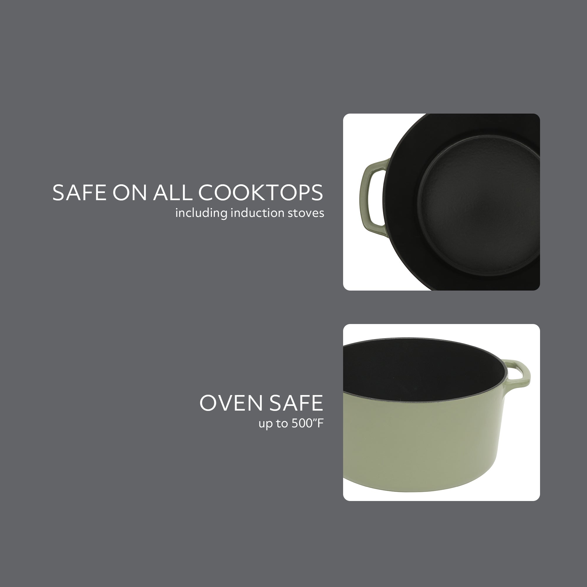 Sur La Table Kitchen Essentials Supper Club 5-Quart Enamel-Coated Cast Iron Dutch Oven Pot with Oven Safe Glass Lid, Oven-to-Table Cookware for Bread, Soups, Stews & Braising - Image 13