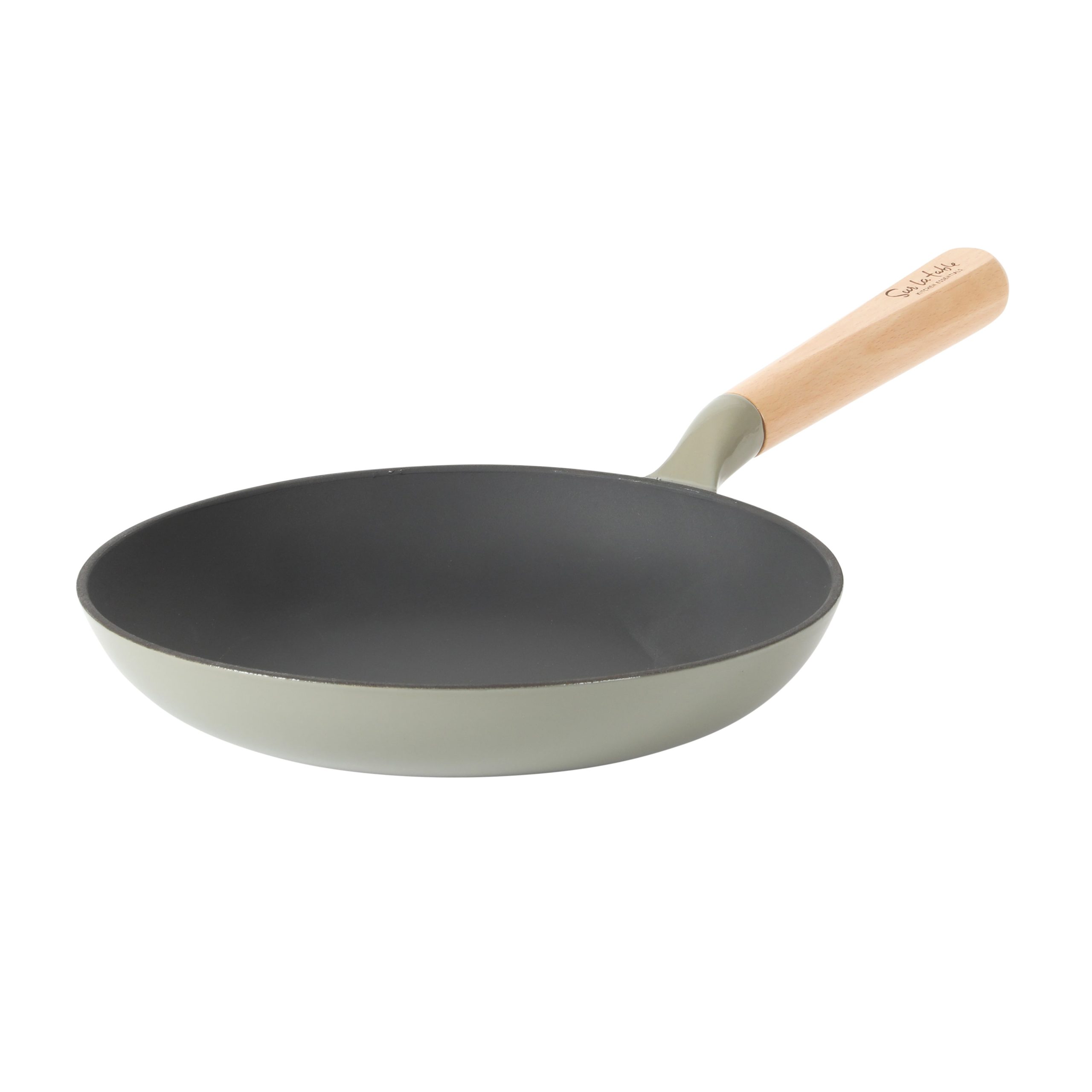 Sur La Table Kitchen Essential Main Canteen 9.5" Pre-Seasoned Cast Iron Skillet w/ Wood Handle, Natural Nonstick Lightweight Frying Pan for Searing, Sautéing & Everyday Cooking - Image 15