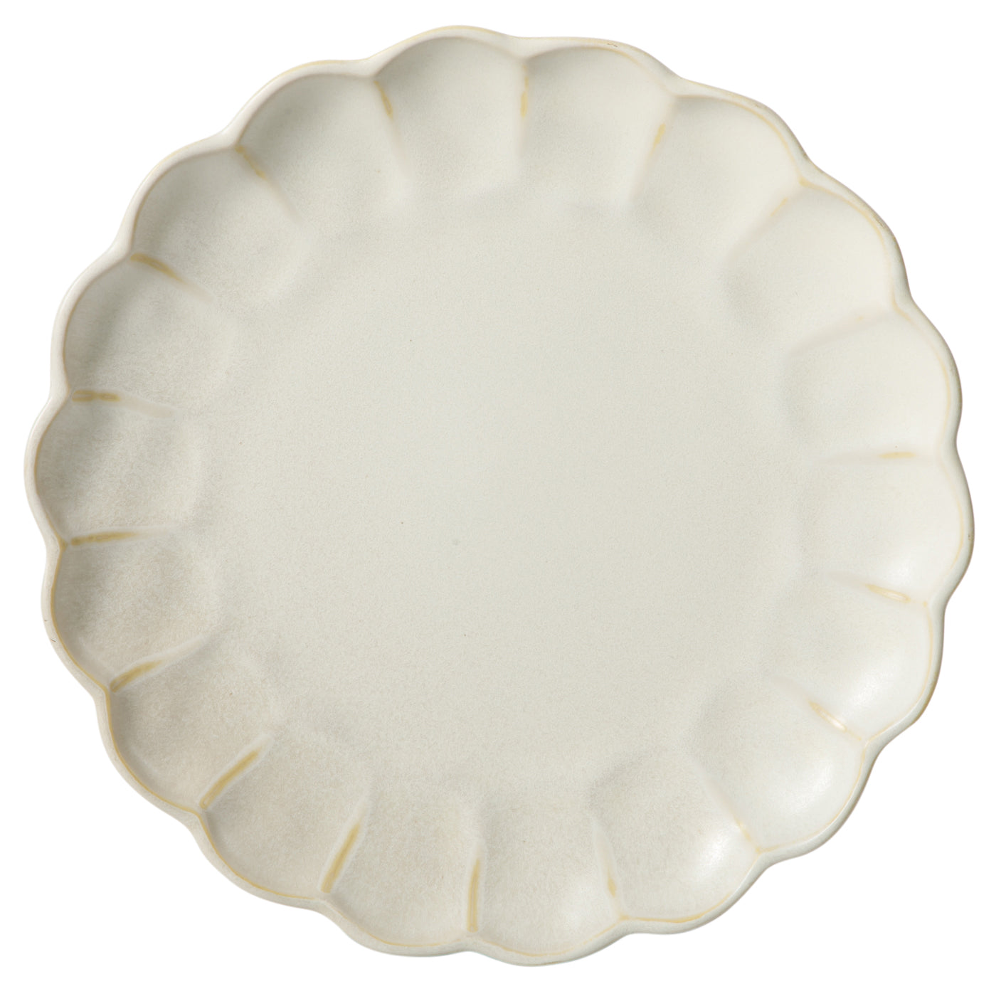 Bloomhouse - 2 Time Oprah's Favorite Things - Yuelu Bloom Dinnerware Set - Scallop Embossed 16 Piece (Service for 4) Plates and Bowls Set - Jasmine White - Image 7