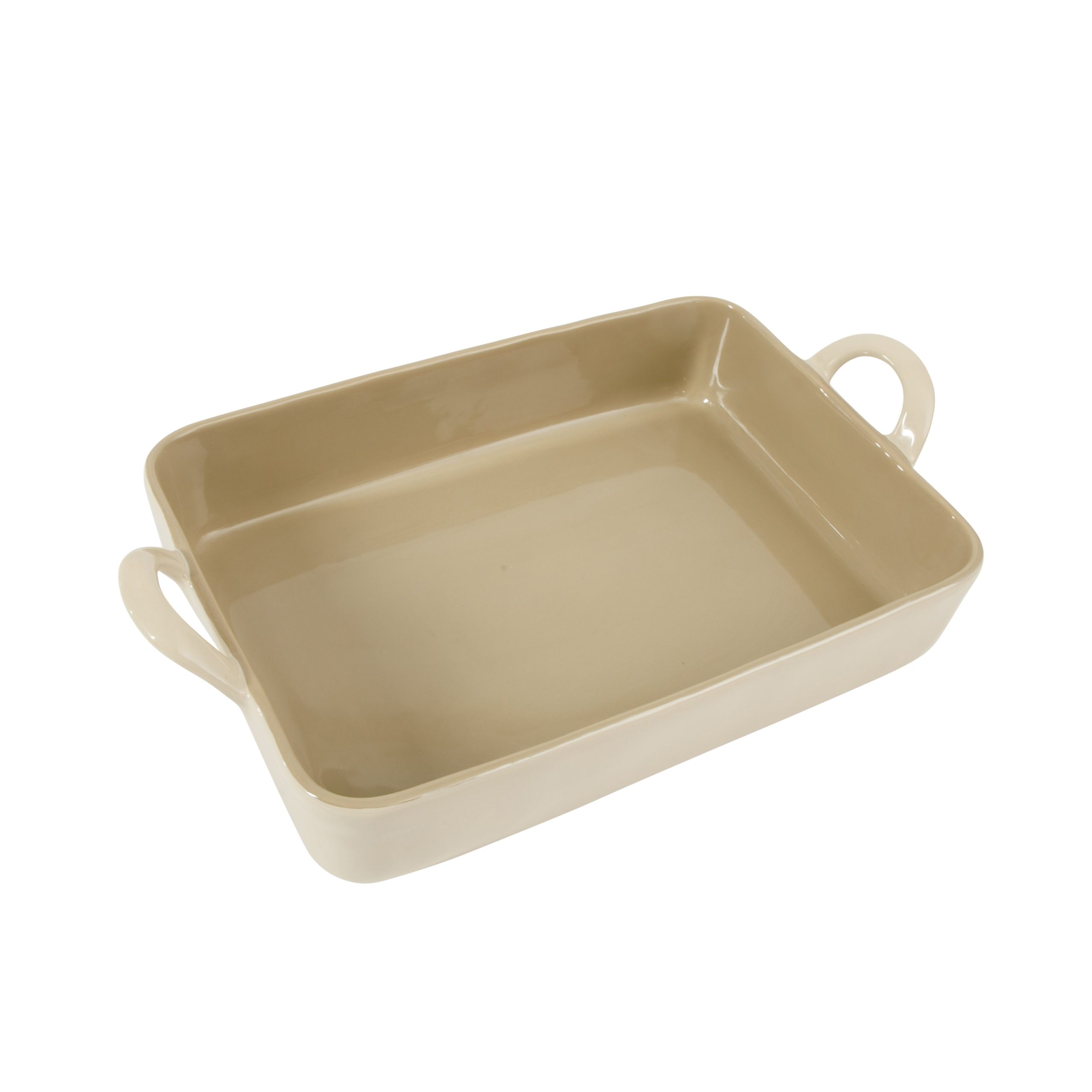 Bloomhouse 3-Piece 4.8-Quart 9 X 13 Ceramic Bakeware Set with Olive Wood Tools – Linen/Taupe Baking Dish with Handles, Oven Safe, Durable Stoneware for Casseroles, Roasting & Serving - Image 7