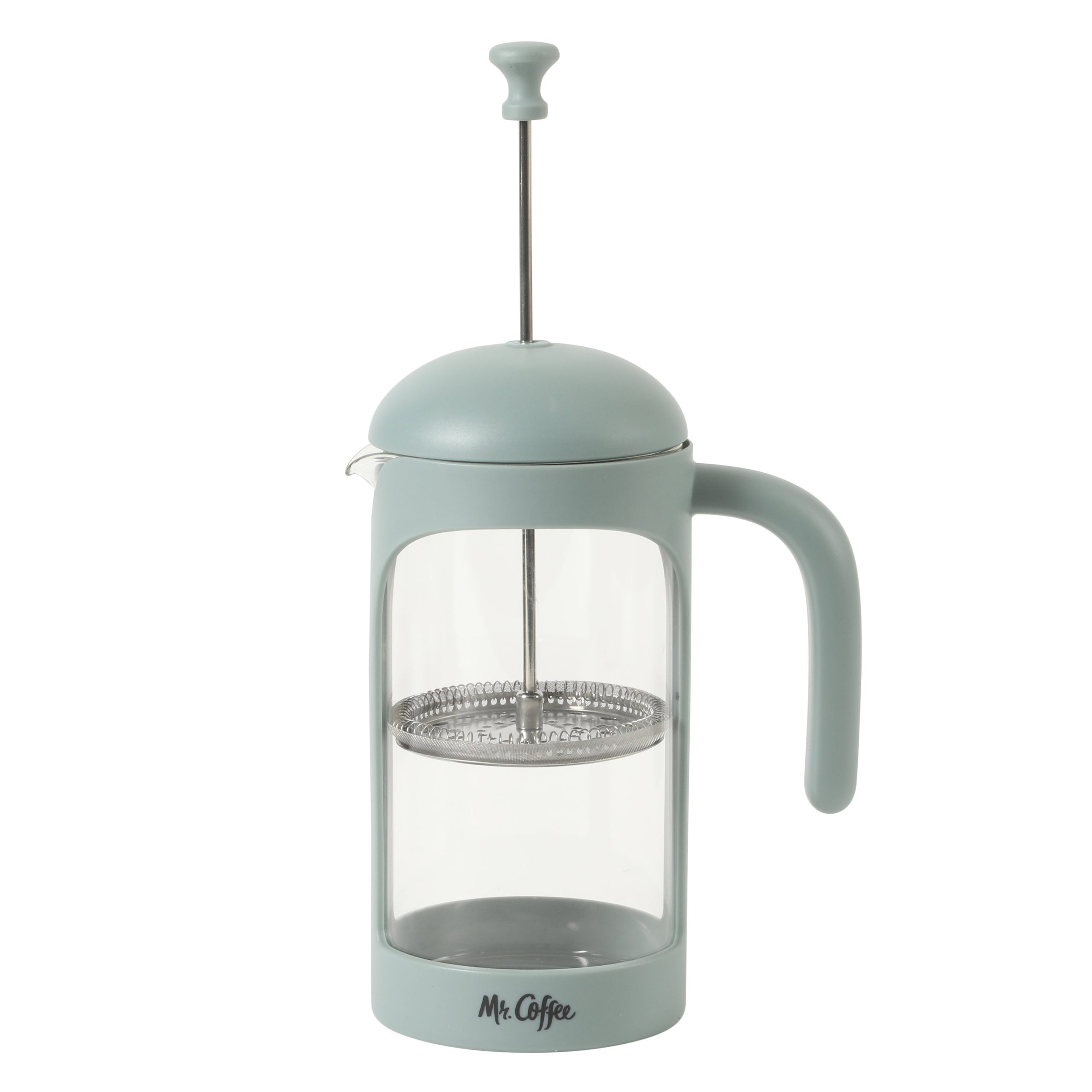 Mr. Coffee Retro Brew French Press Coffee Maker, 31 oz. Glass Carafe with High Heat Resistant Durable Borosilicate Glass & Colorful Frame and Plunger, Includes Coffee Scoop - Image 14