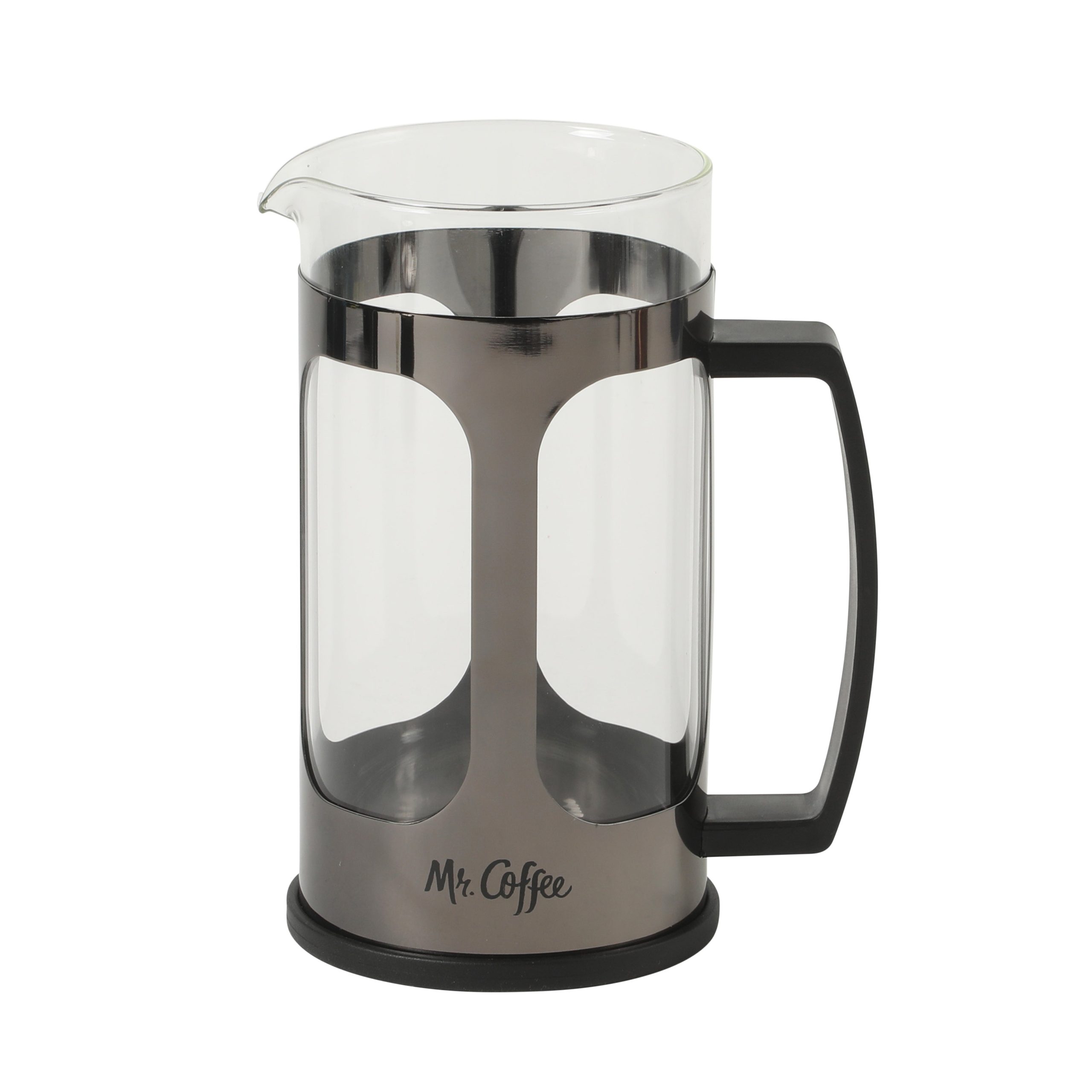 Mr. Coffee Daily Brew French Press Coffee Maker, 30 oz Glass Carafe with High Heat Resistant Durable Borasilicate Glass & Metal Frame and Plunger, Includes Coffee Scoop - Image 10