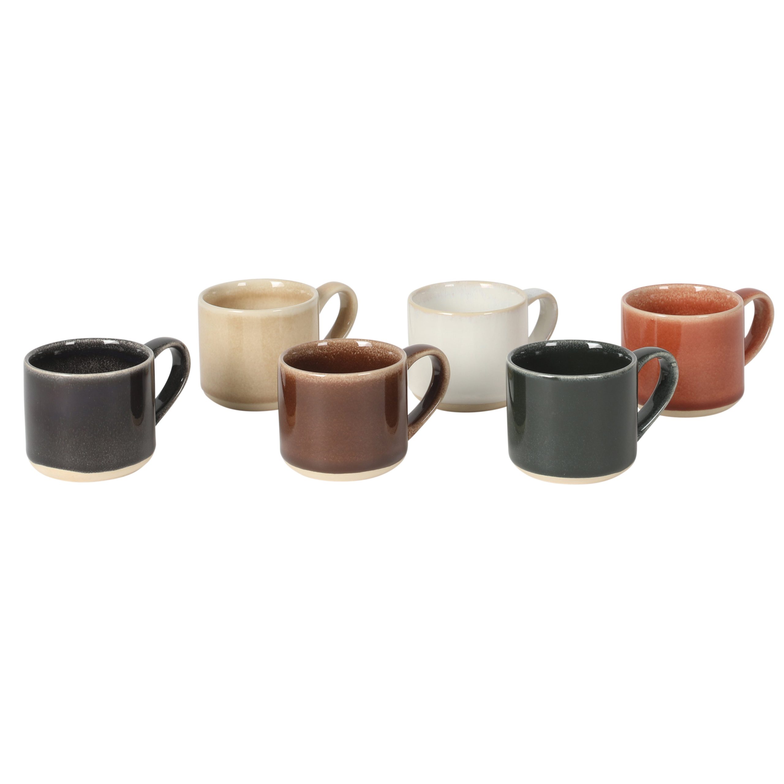Mr. Coffee Espresso Whims 4-ounce Reactive Glaze Espresso Cup Set of 6 - Image 4