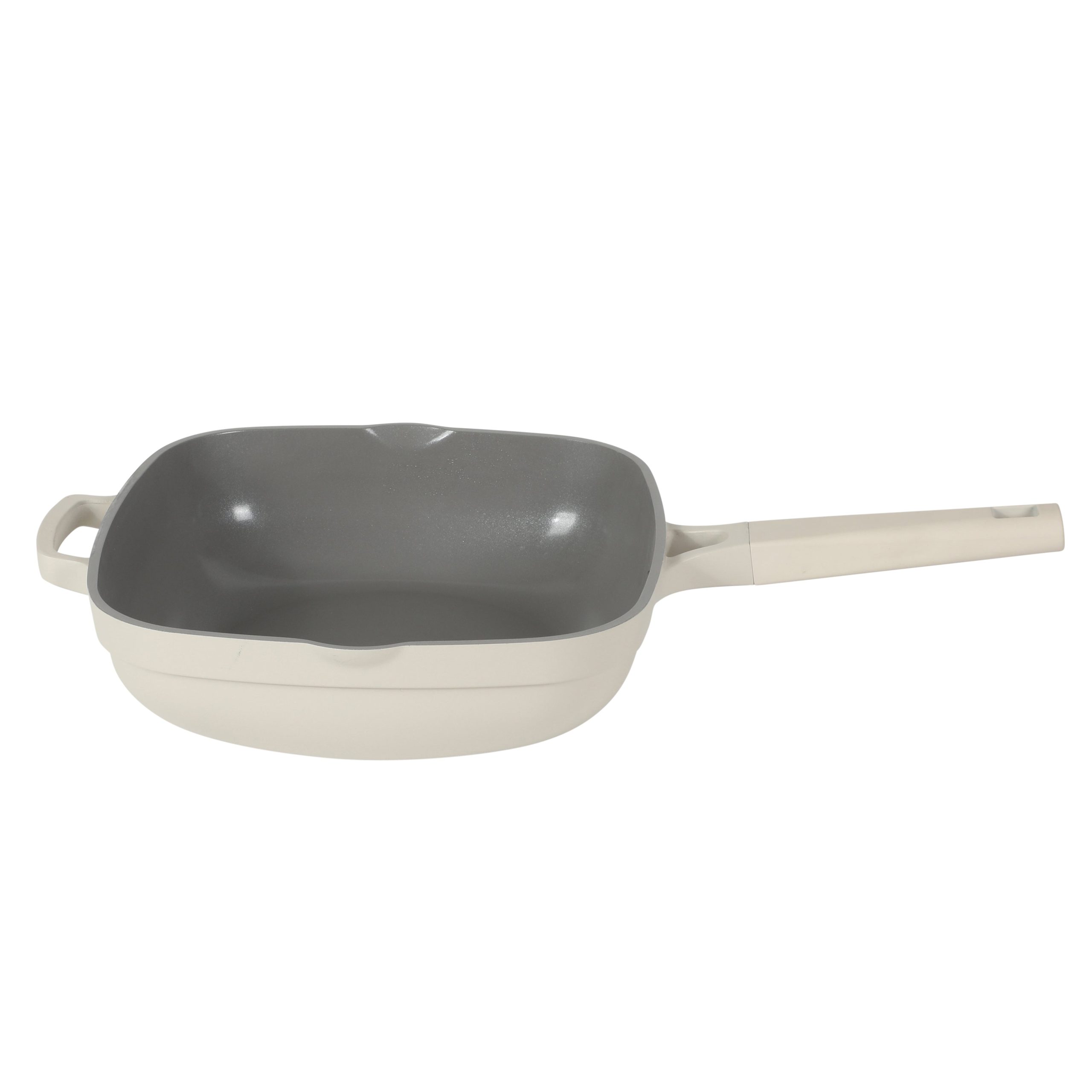 Crock Pot Northvale 5.3 Quart Ceramic Nonstick Sauté Pan with Steamer Basket & Lid, Cast Aluminum Pan with Induction Base and Soft-Touch Handle - Image 15