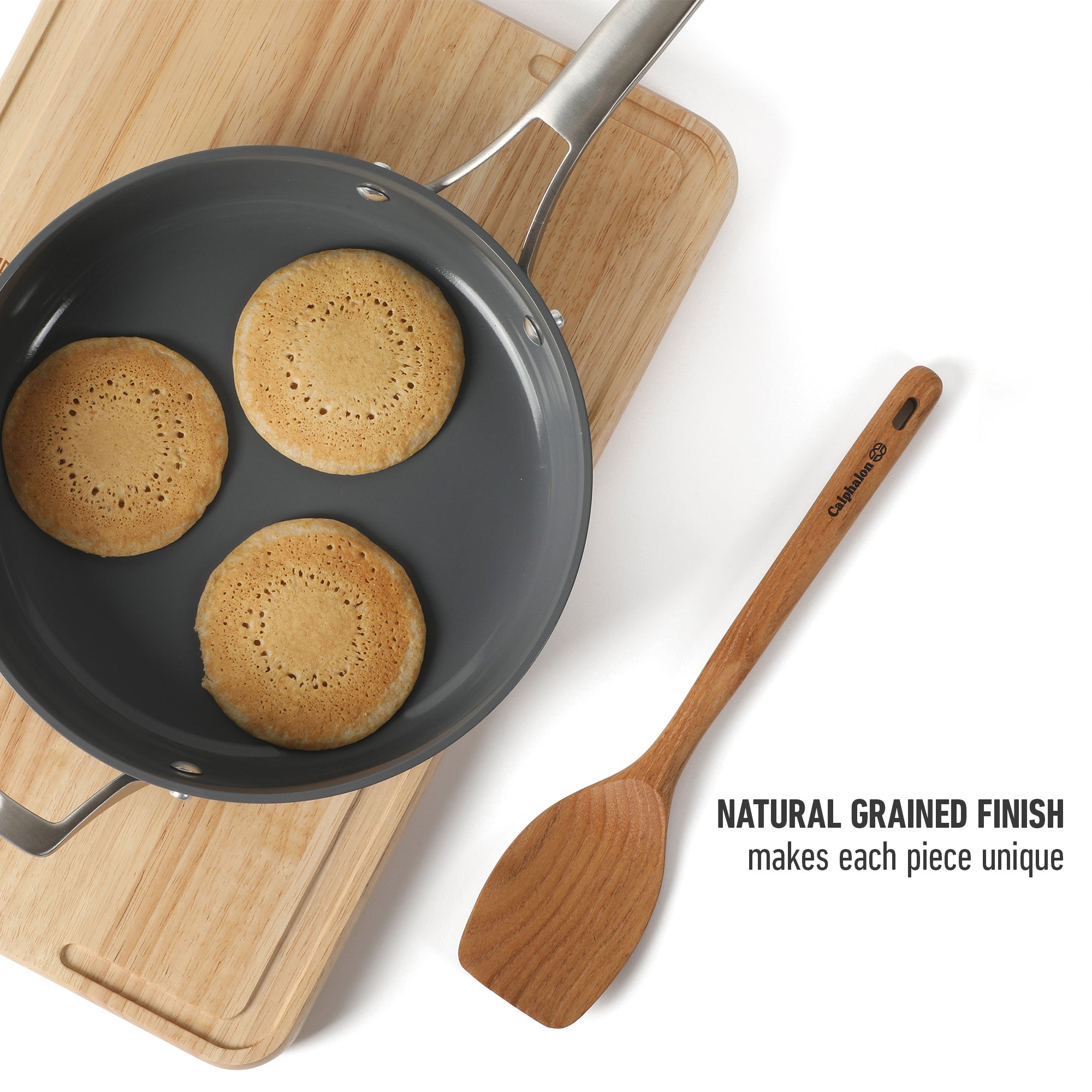 Calphalon Prime 7 Piece Sillicone and Teak Wood Kitchen Tool & Gadget Set - Image 6