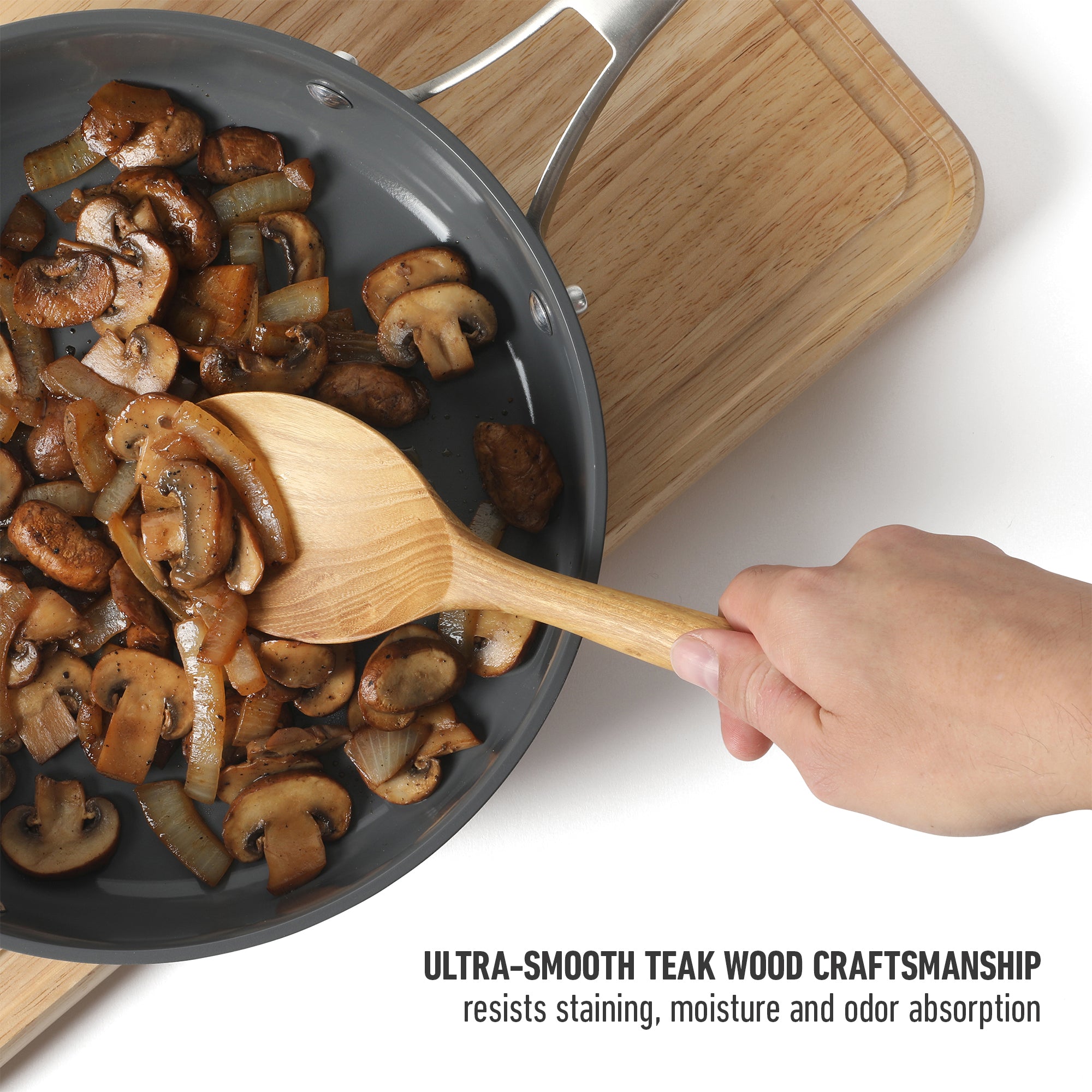 Calphalon Prime 7 Piece Sillicone and Teak Wood Kitchen Tool & Gadget Set - Image 13