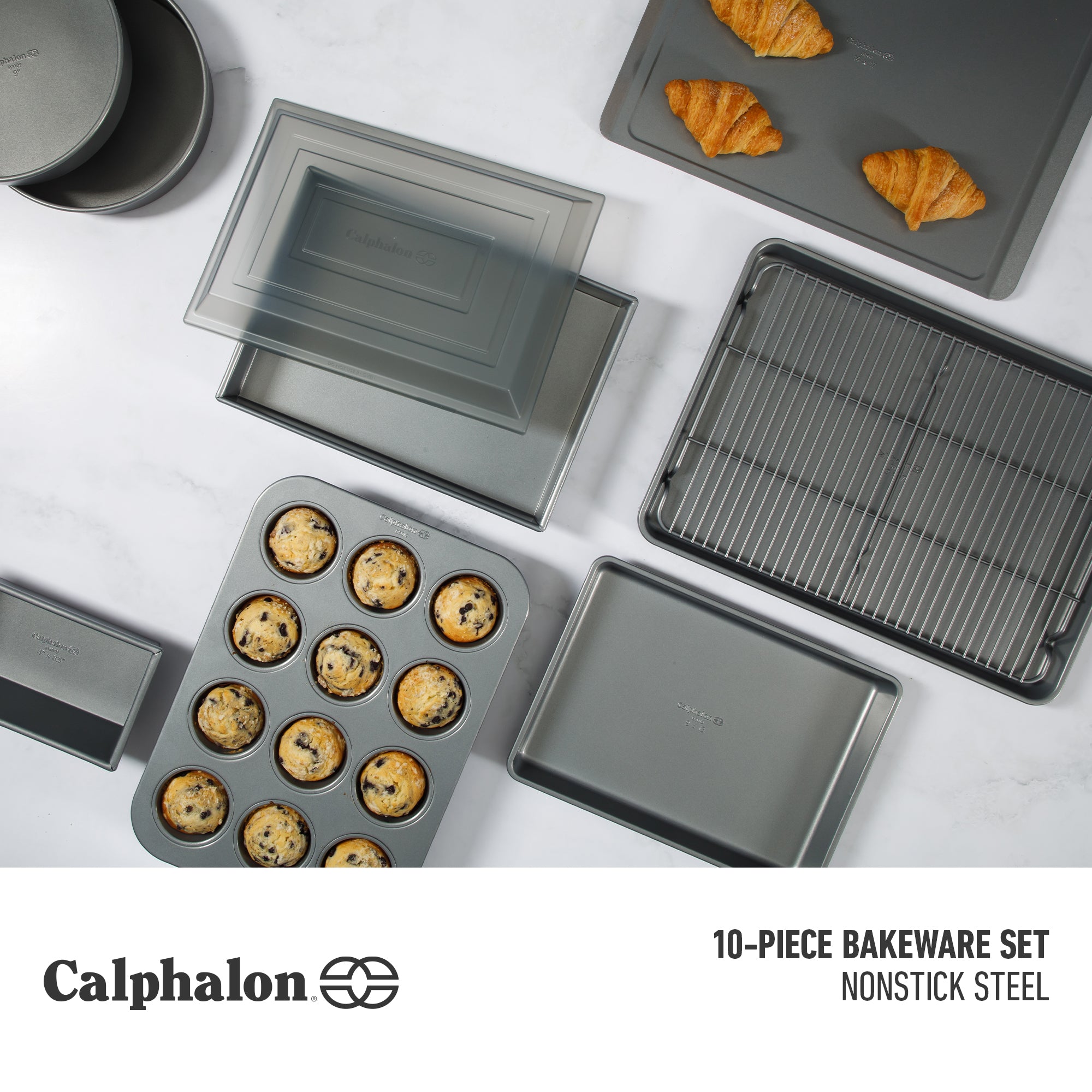 Calphalon Titan 10 Piece Steel Core PFA Free Nonstick Bakeware Set - Image 3