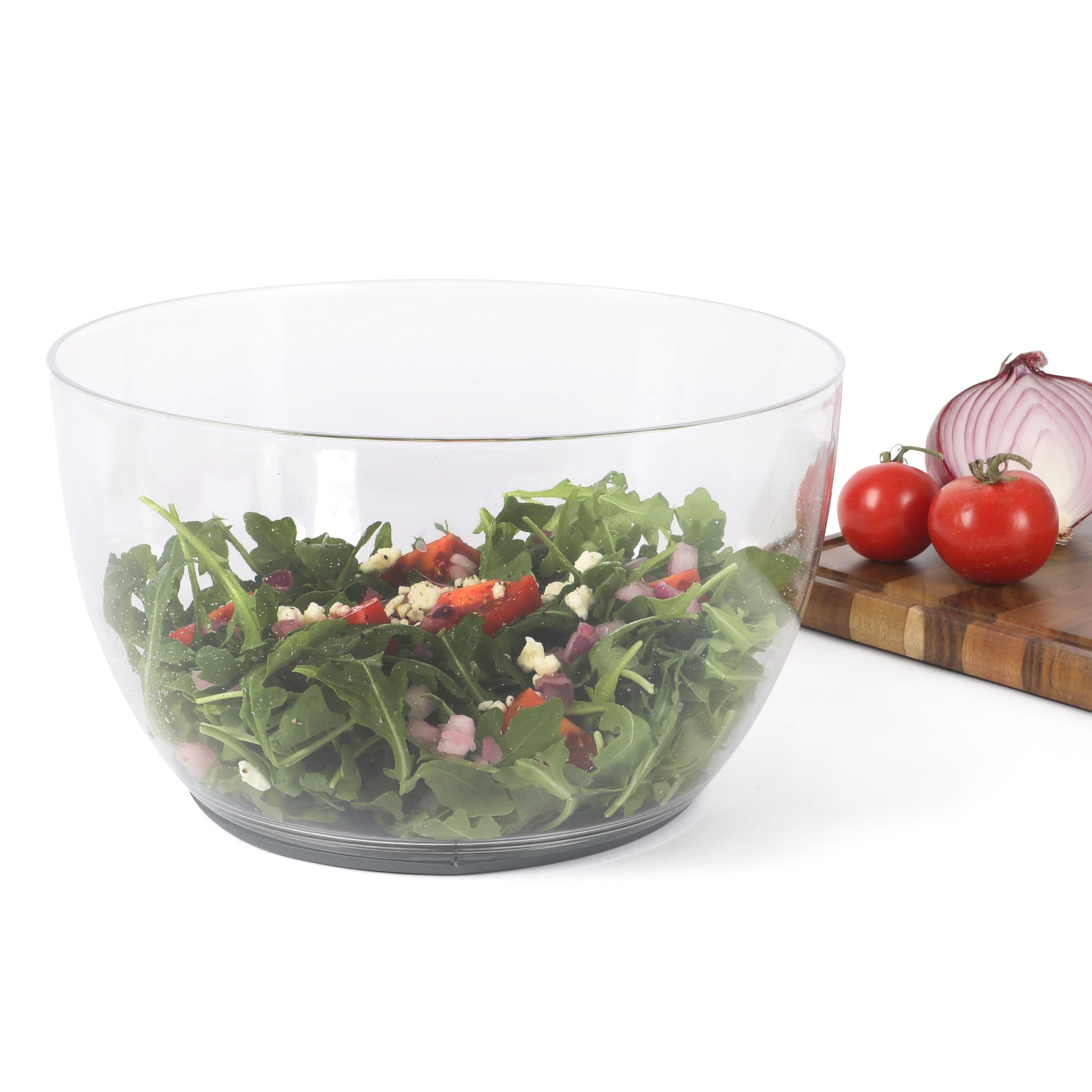 Calphalon Aero 6.3 Qt Salad Spinner, Fruit Washer, Fruit Washing Bowl with Strainer, Vegetable Cleaner, Salad Cleaner, Lettuce Washer - Image 2