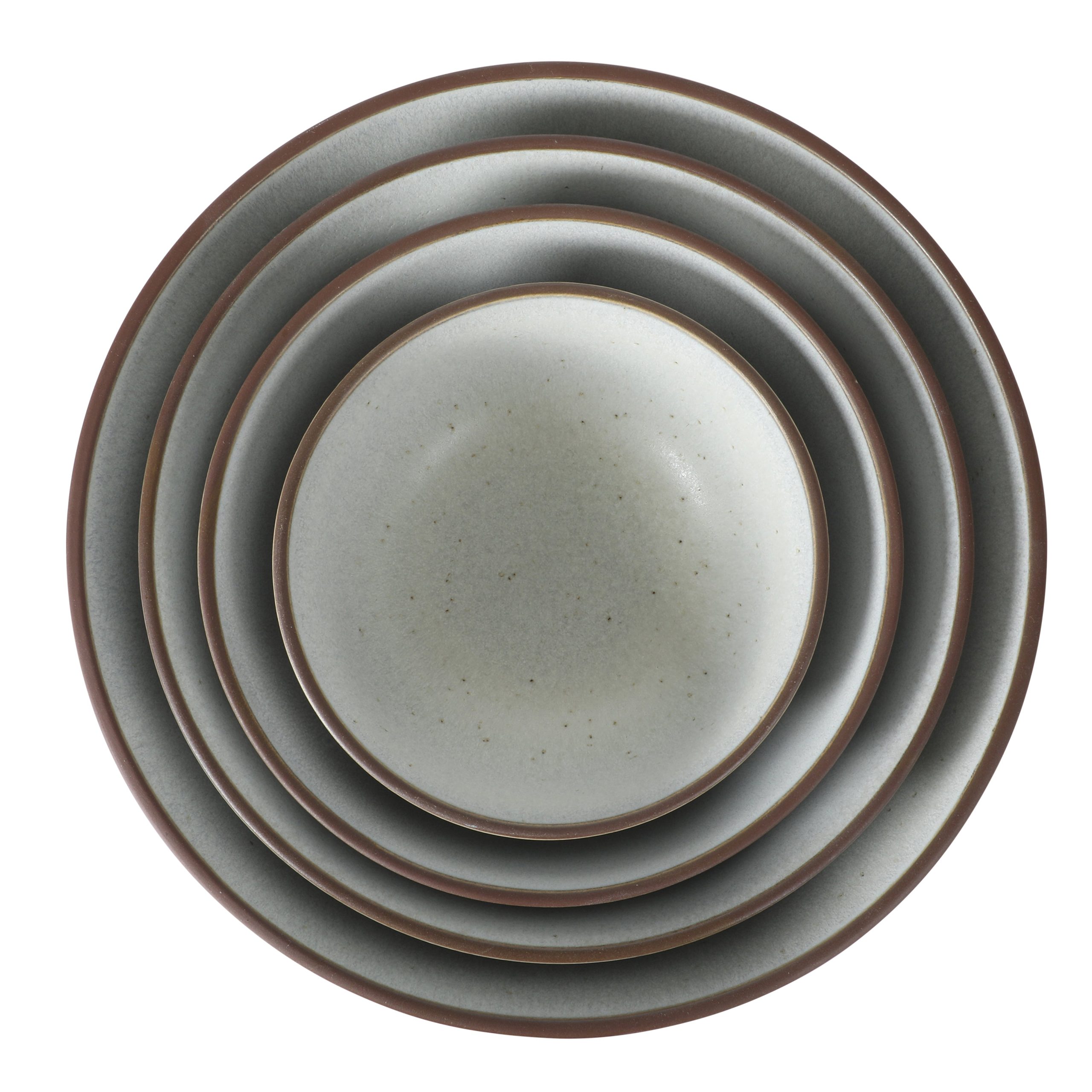 Gibson Elite William Crest 4 Piece Nesting Bowl Set, Round Stoneware Mixing Bowls, Reactive Glaze Finish, 5”, 6.25”, 7.5”, 9”, Prep & Serving Bowls, Microwave & Dishwasher Safe - Green - Image 14
