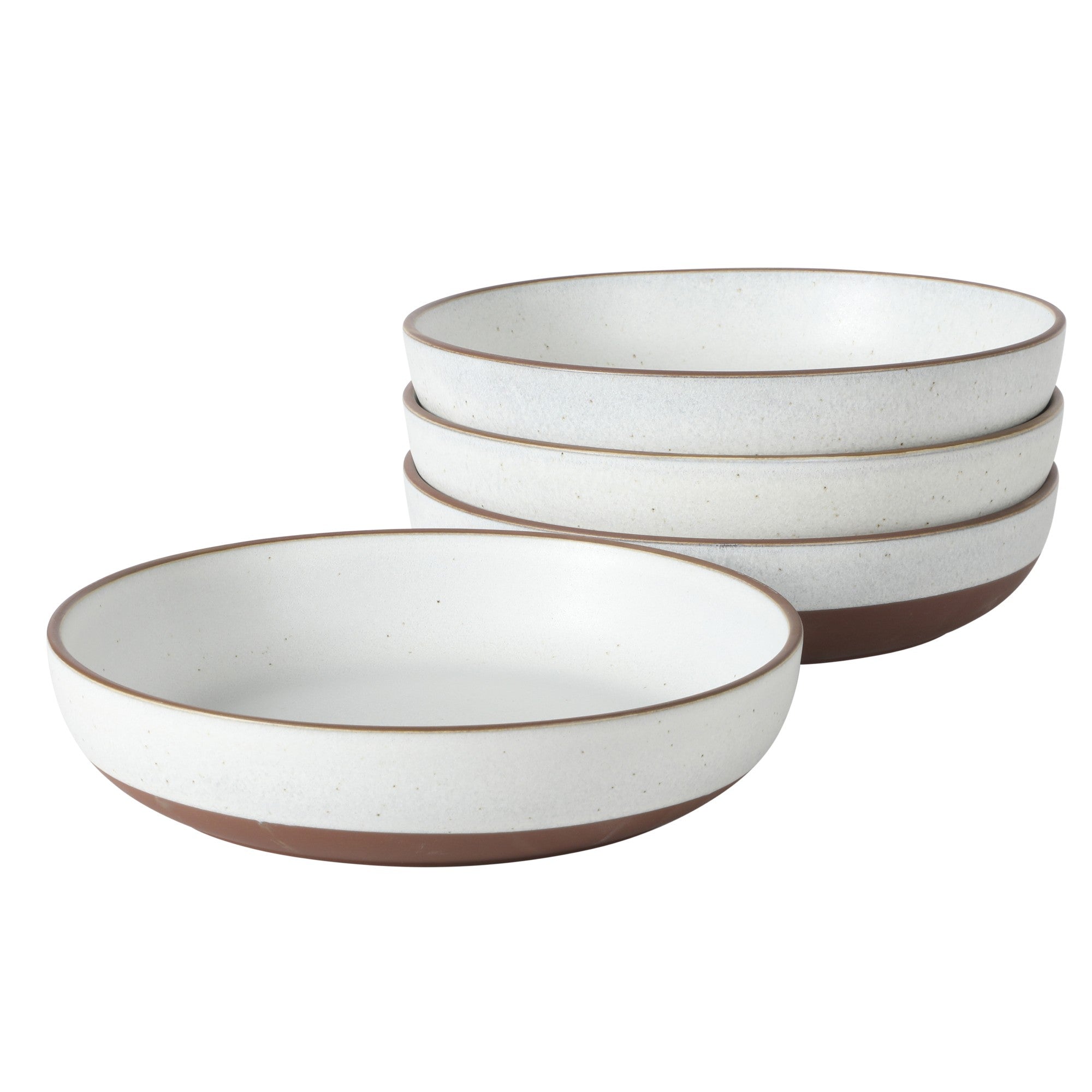 Gibson Elite William Crest 4 Piece Dinner Bowl Set, 8.5” Round Stoneware Bowls, Reactive Glaze Finish, Large Soup, Pasta & Salad Bowls, Microwave & Dishwasher Safe - Image 7