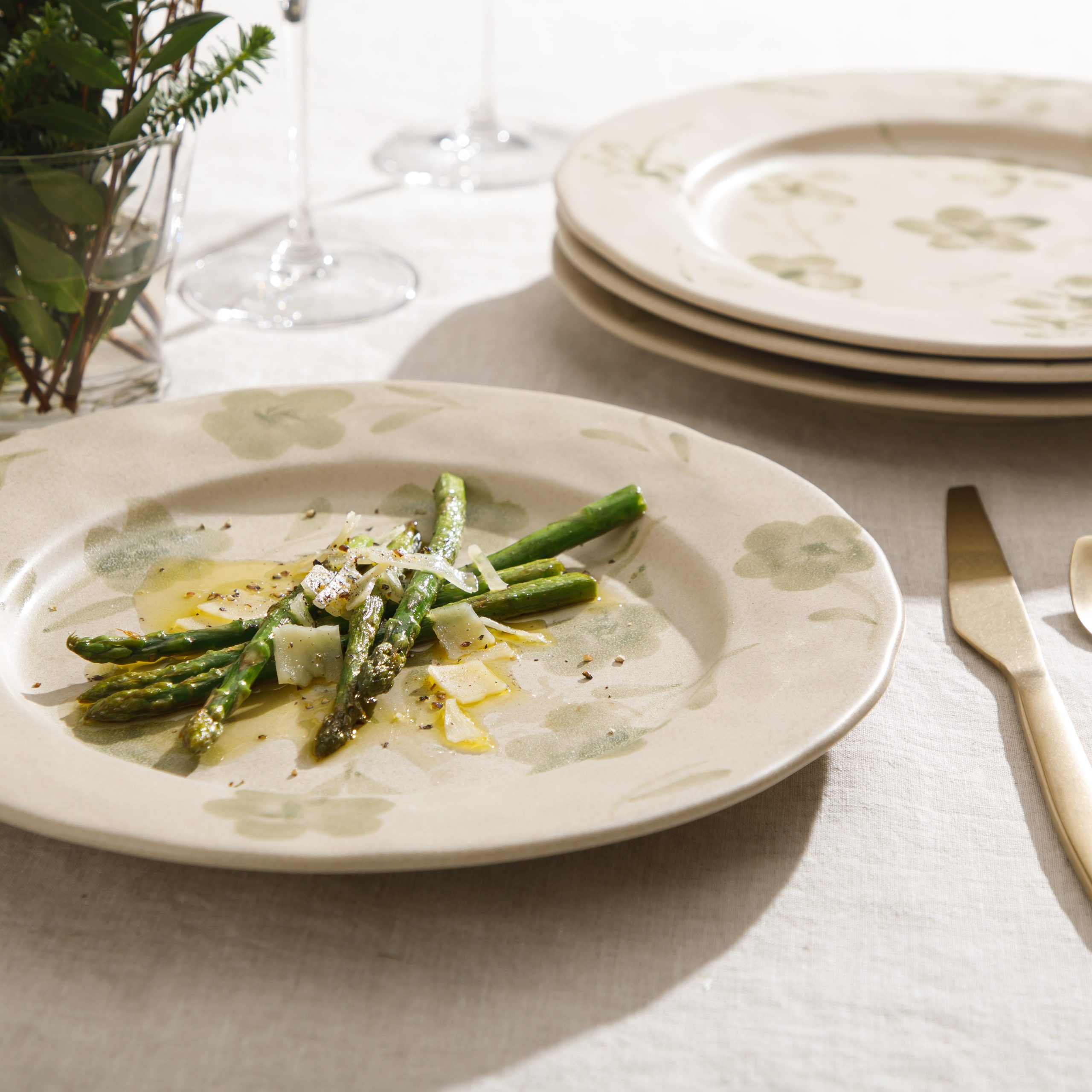 Bloomhouse - 2 Time Oprah's Favorite Things - Made in Portugal Hand Painted 10.8 Inch Dinner Plates Set of 4 - Porto Petals Floral Dish Set - Image 15