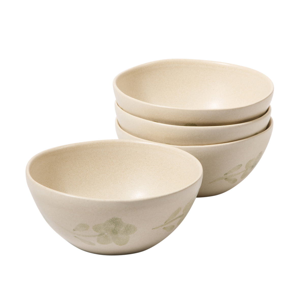 Bloomhouse - 2 Time Oprah's Favorite Things - Made in Portugal Hand Painted 6.4 Inch Cereal Bowls Set of 4 - Porto Petals Floral Soup Bowl Set - Blush Pink - Image 13