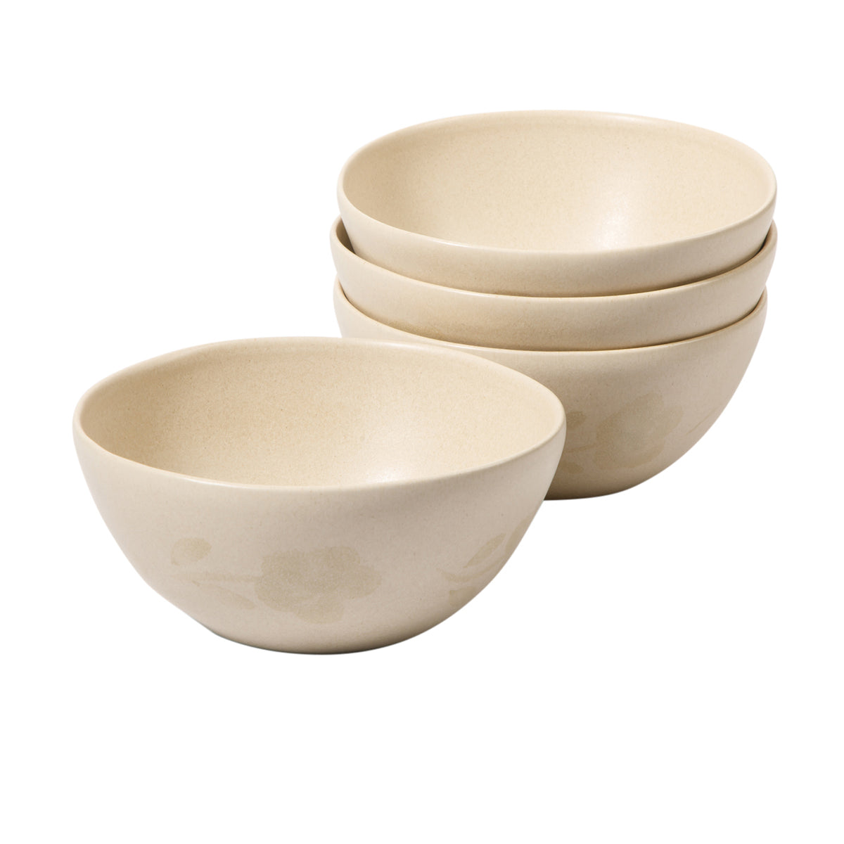 Bloomhouse - 2 Time Oprah's Favorite Things - Made in Portugal Hand Painted 6.4 Inch Cereal Bowls Set of 4 - Porto Petals Floral Soup Bowl Set - Blush Pink - Image 7