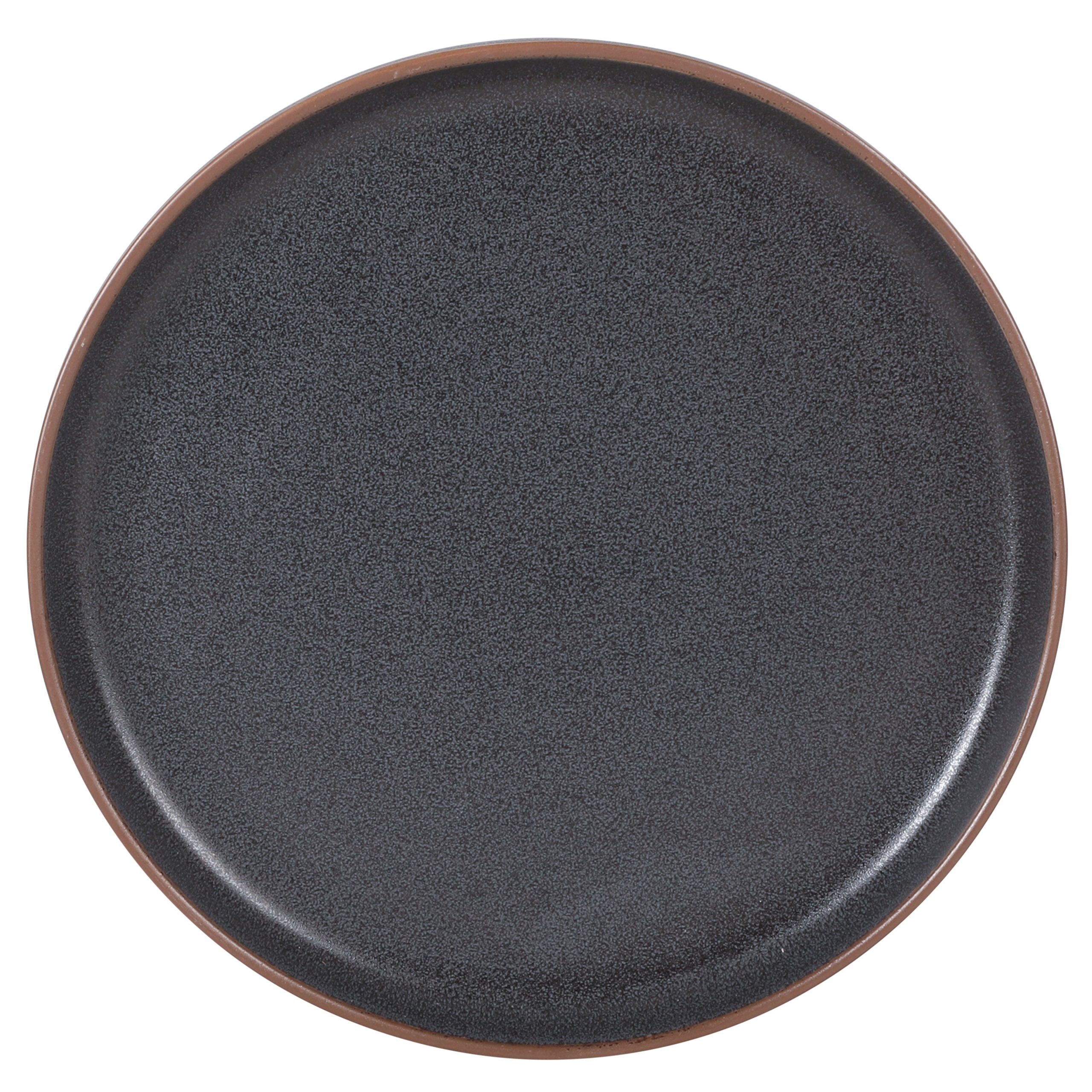 Gibson Elite Abbey Circle 12 Piece (Service for 4) Plates and Bowls Reactive Matte Glaze Dishes Stoneware Ceramic Dinnerware Set - Image 9