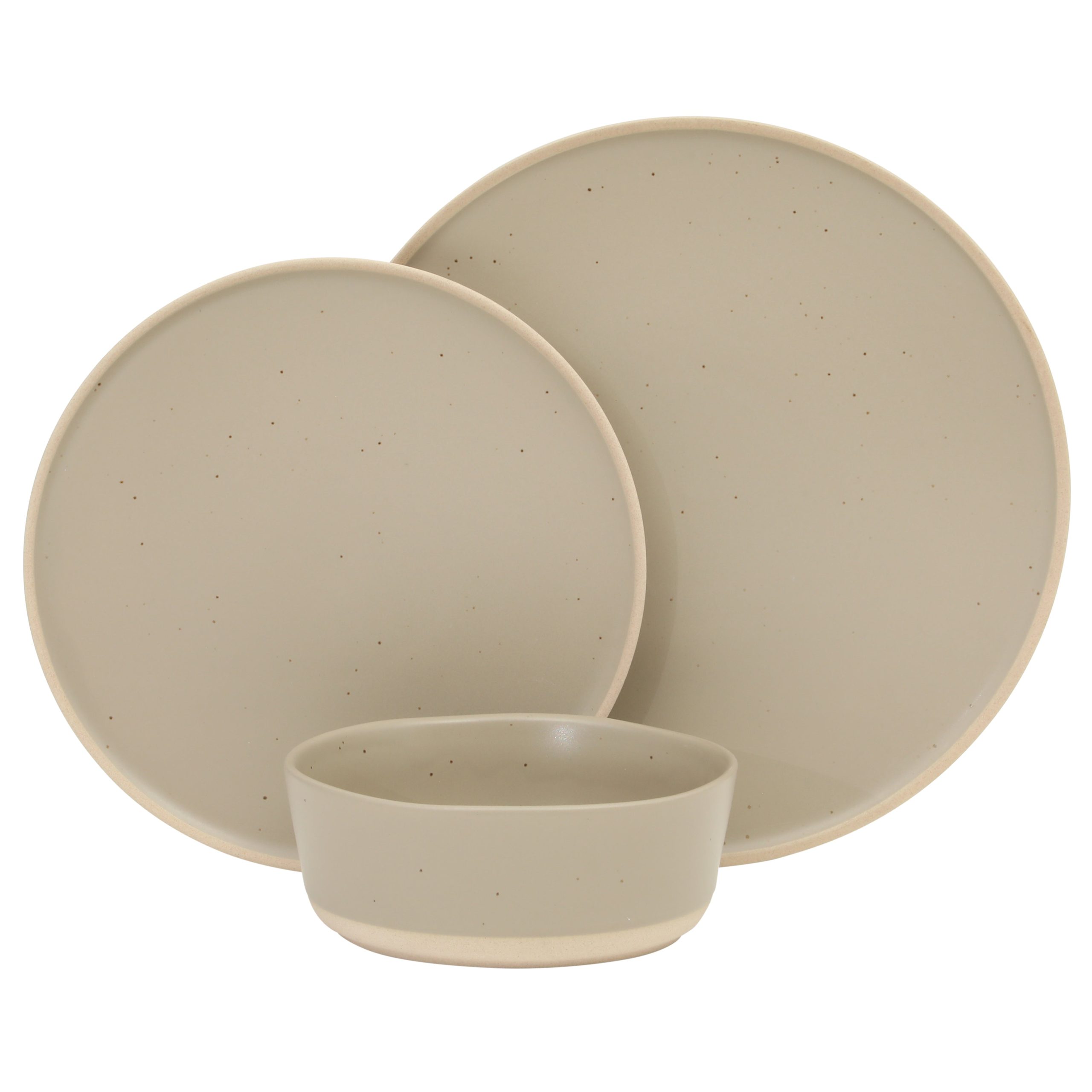 Gibson Elite Humphrey Lane 12 Piece (Service for 4) Plates and Bowls Reactive Glaze Dishes Stoneware Ceramic Dinnerware Set - Image 12