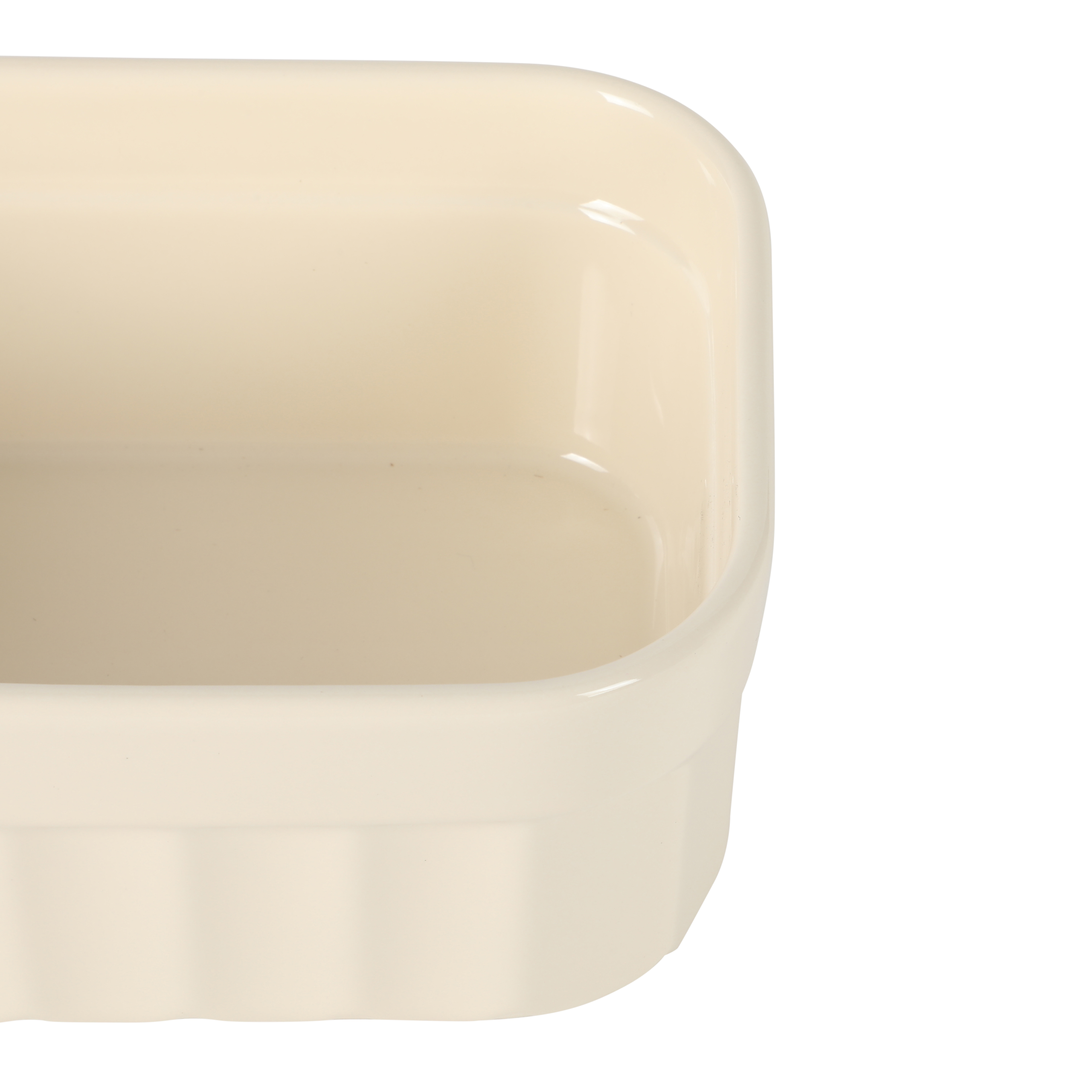 Martha Stewart Broadbrook 6 Piece Stoneware Meal Prep Container Set with Lids, Rectangular/Round Food Storage & Bakeware, Cream, Oven, Microwave & Dishwasher Safe - Image 8