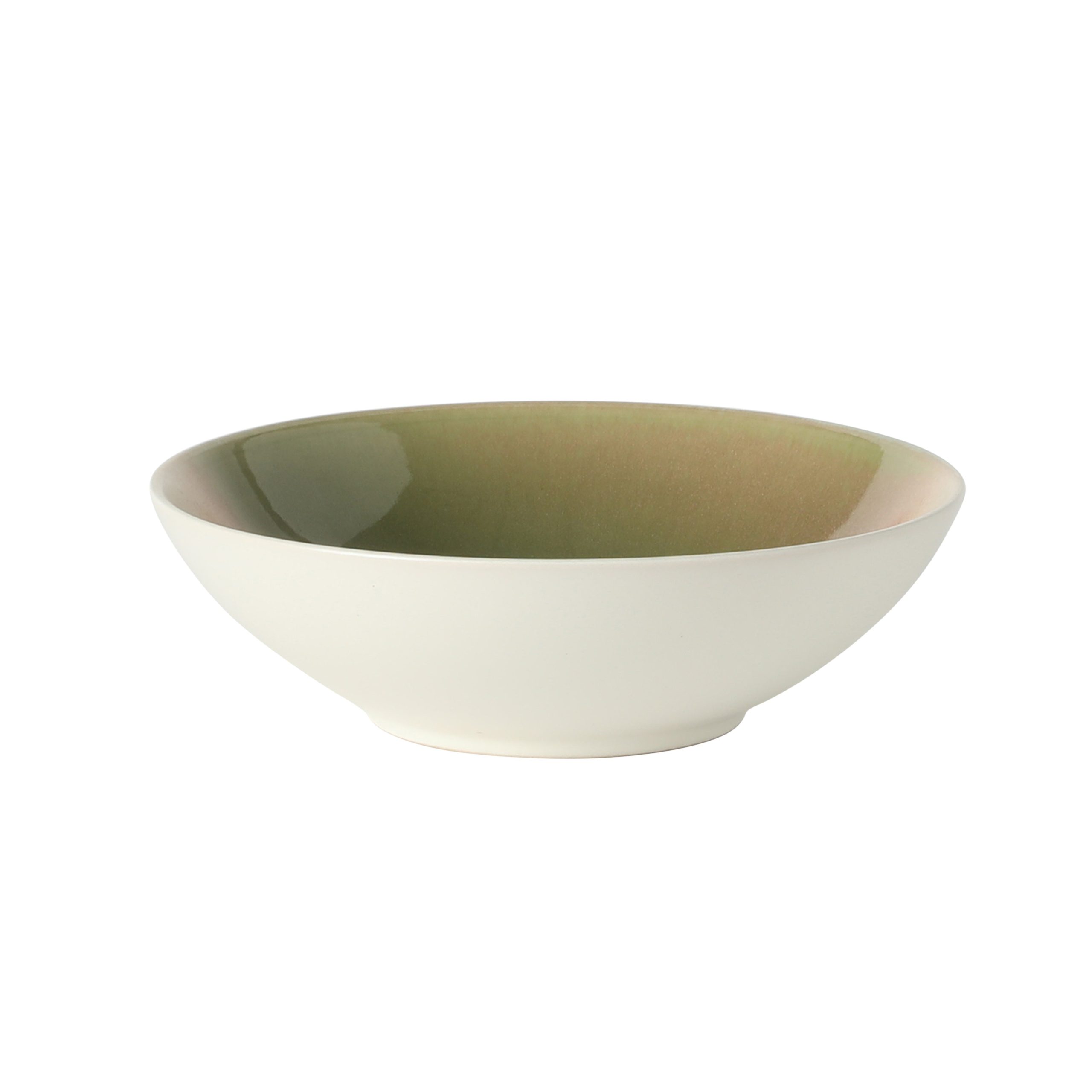 Gibson Elite Crescenton Plates and Bowls Sets, 12-Piece Stoneware Dinnerware Sets, Round Reactive Glaze Dish Set, Service for 4 - Image 14
