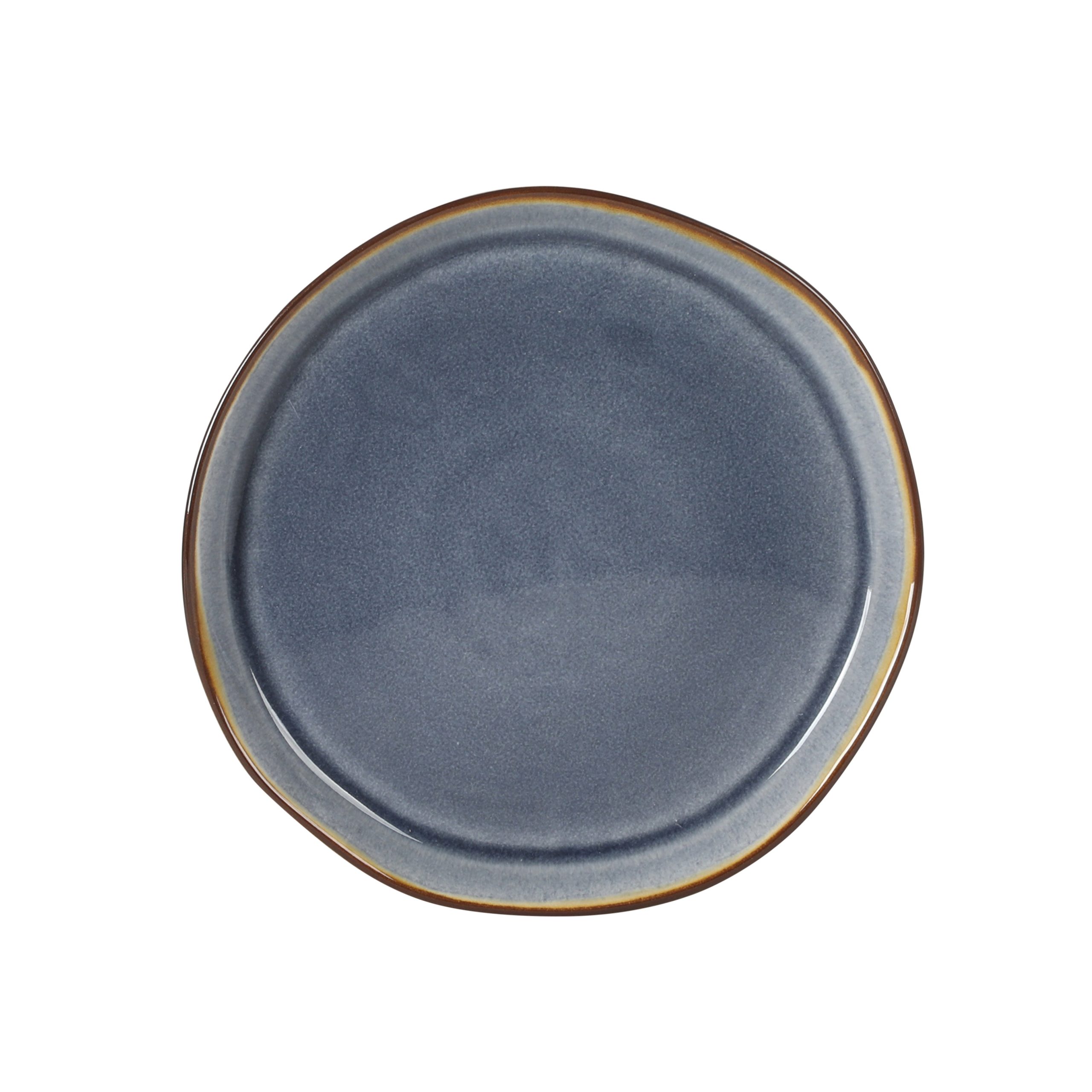 Gibson Elite Algeria River Plates and Bowls Sets, 12-Piece Stoneware Dinnerware Sets, Reactive Glaze Dish Set - Image 9