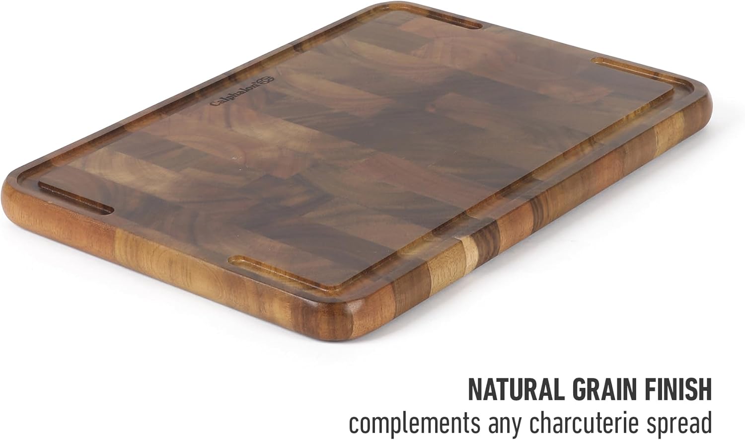 Calphalon Edge Guard End Grain Acacia Wood Cutting Board - Image 5