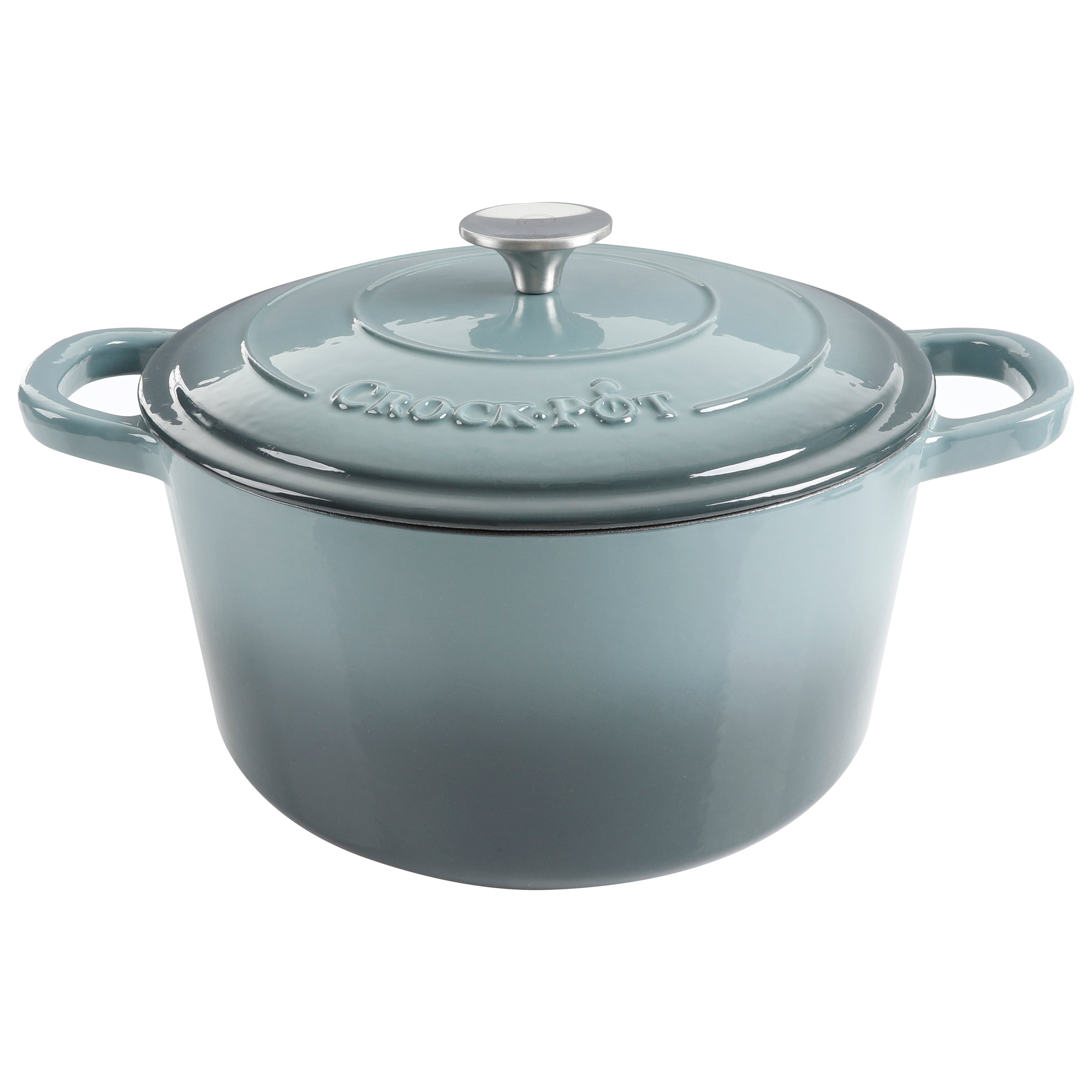 Crock Pot Artisan 7-Quart Round Enameled Cast Iron Dutch Oven - Image 2