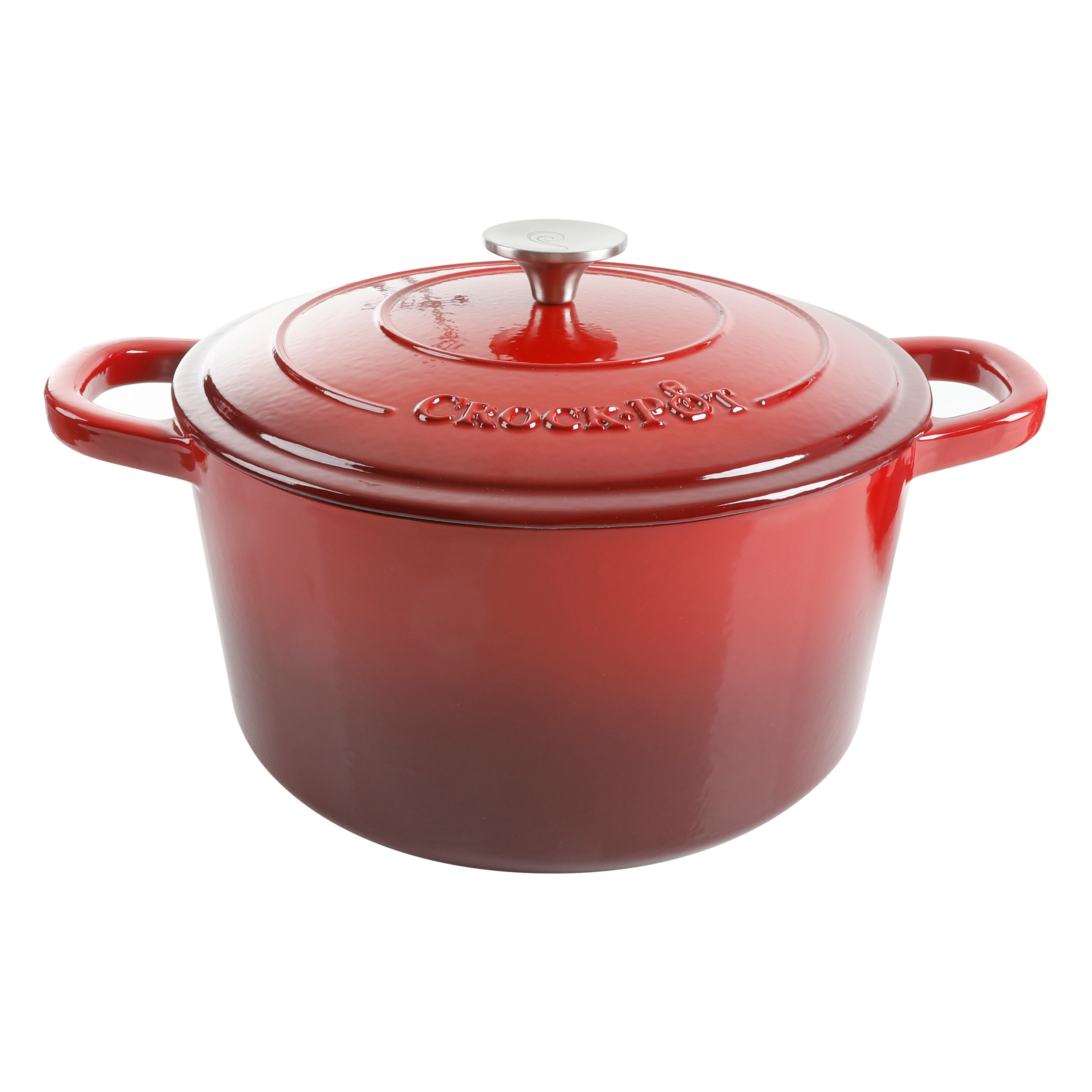Crock Pot Artisan 7-Quart Round Enameled Cast Iron Dutch Oven - Image 4