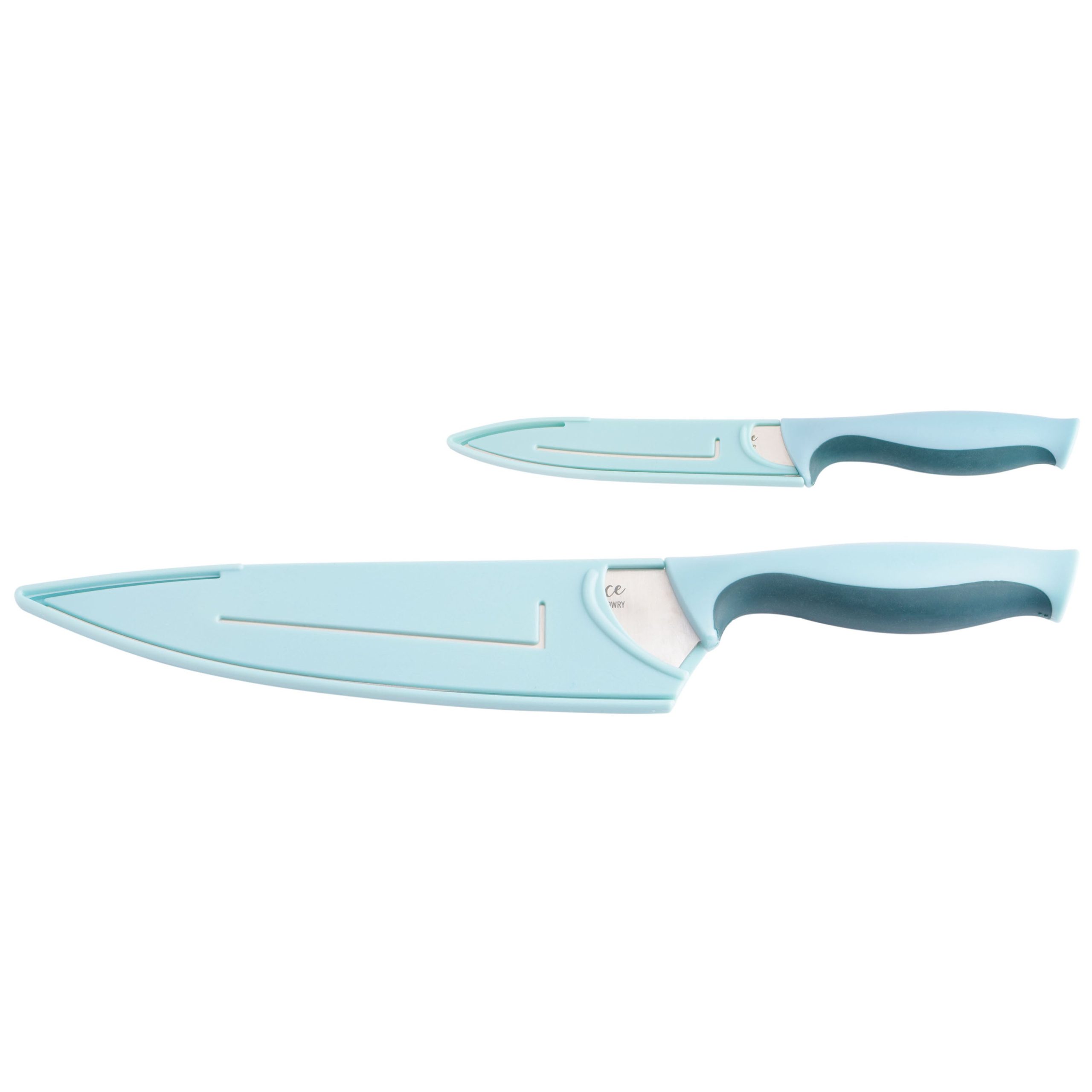 Spice by Tia Mowry 6-Piece Cutlery Set w/ Cutting Board, Stainless Steel Knives and Sheaths - Image 6