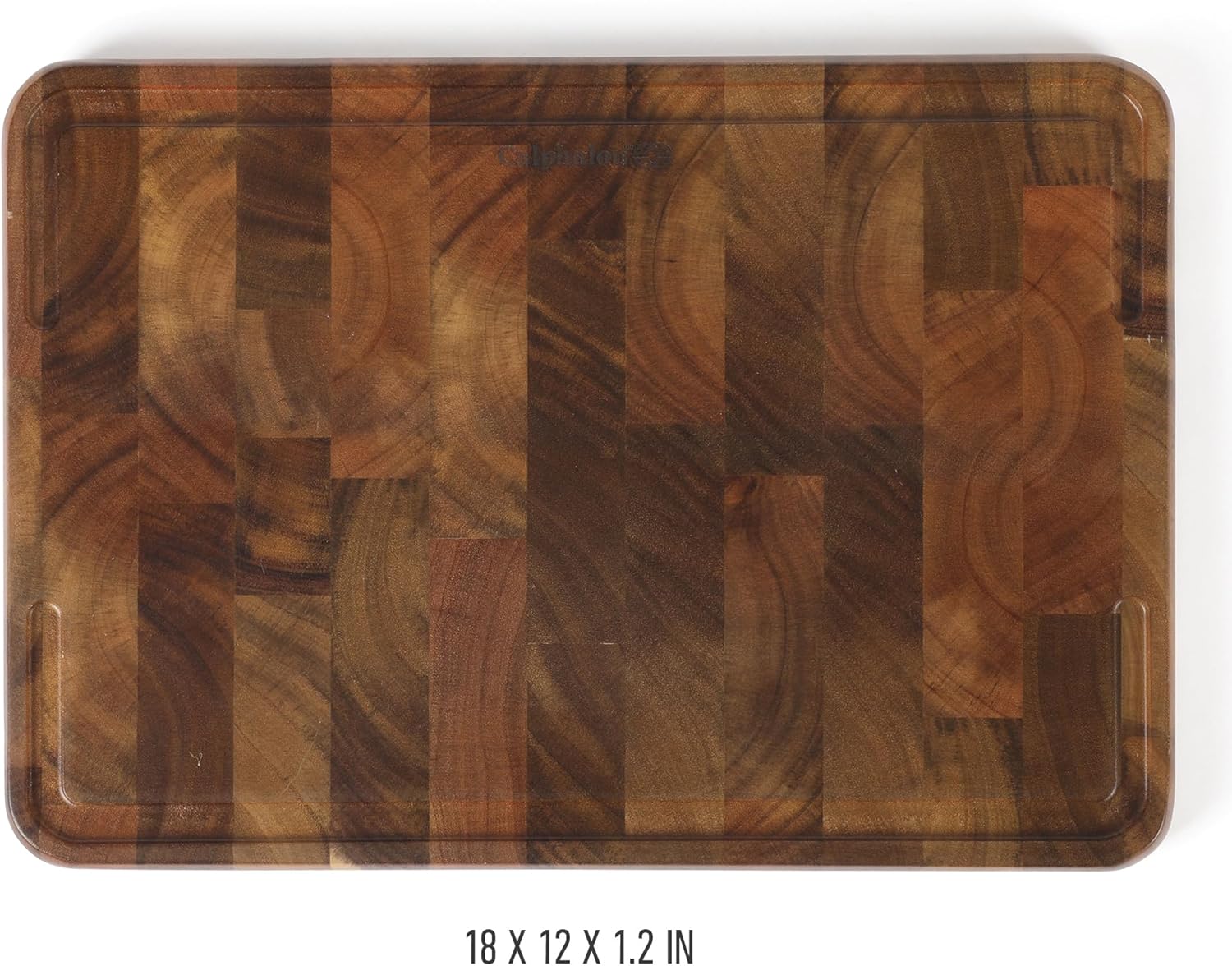 Calphalon Edge Guard End Grain Acacia Wood Cutting Board - Image 14