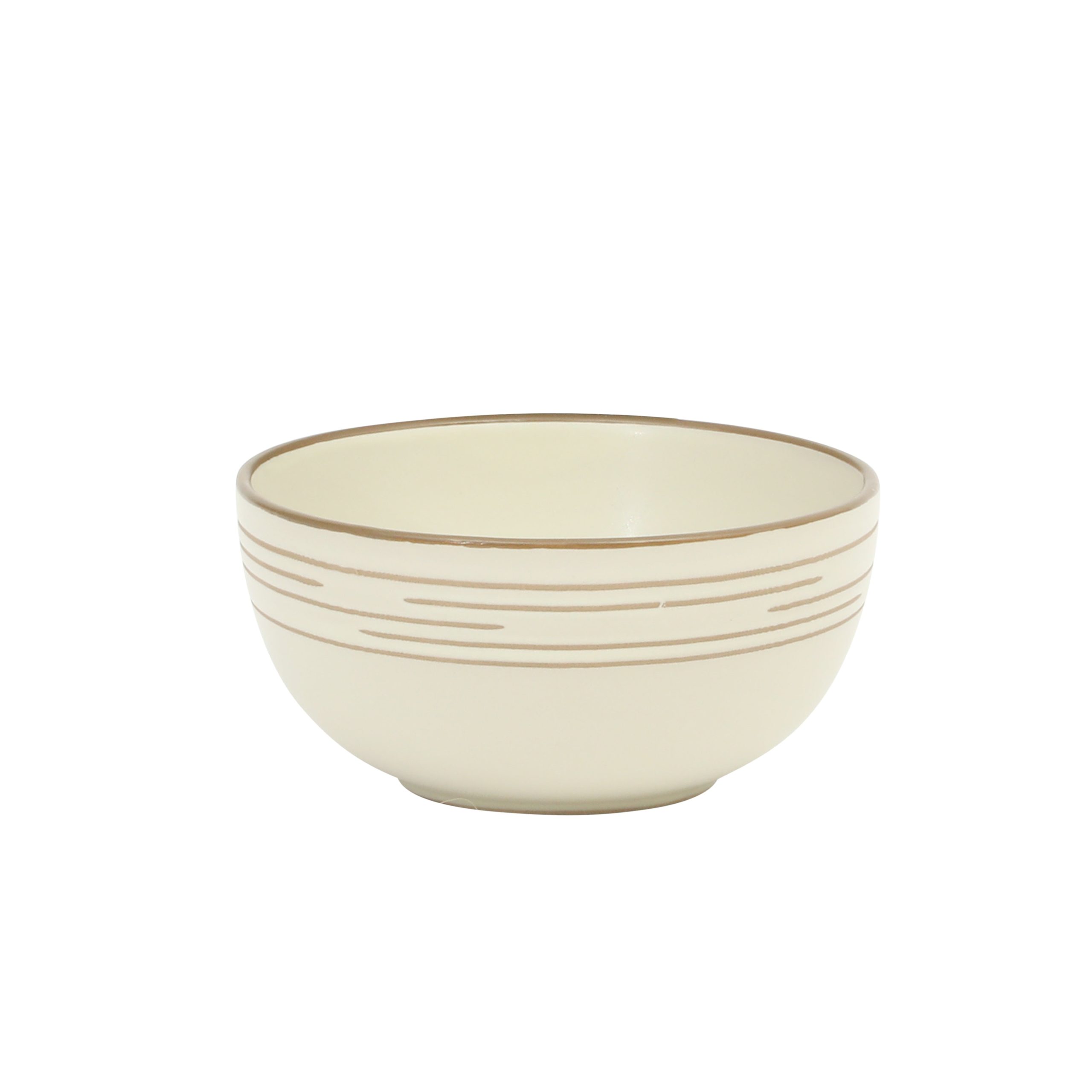 Gibson Home Chiswick House 16-Piece Stoneware Dinnerware Set, Round Plates and Bowls Set for 4, White with Wax Relief Embossed Rim Detail, Dishwasher Safe – Dinner Plate, Salad Plate & Cereal Bowl - Image 7