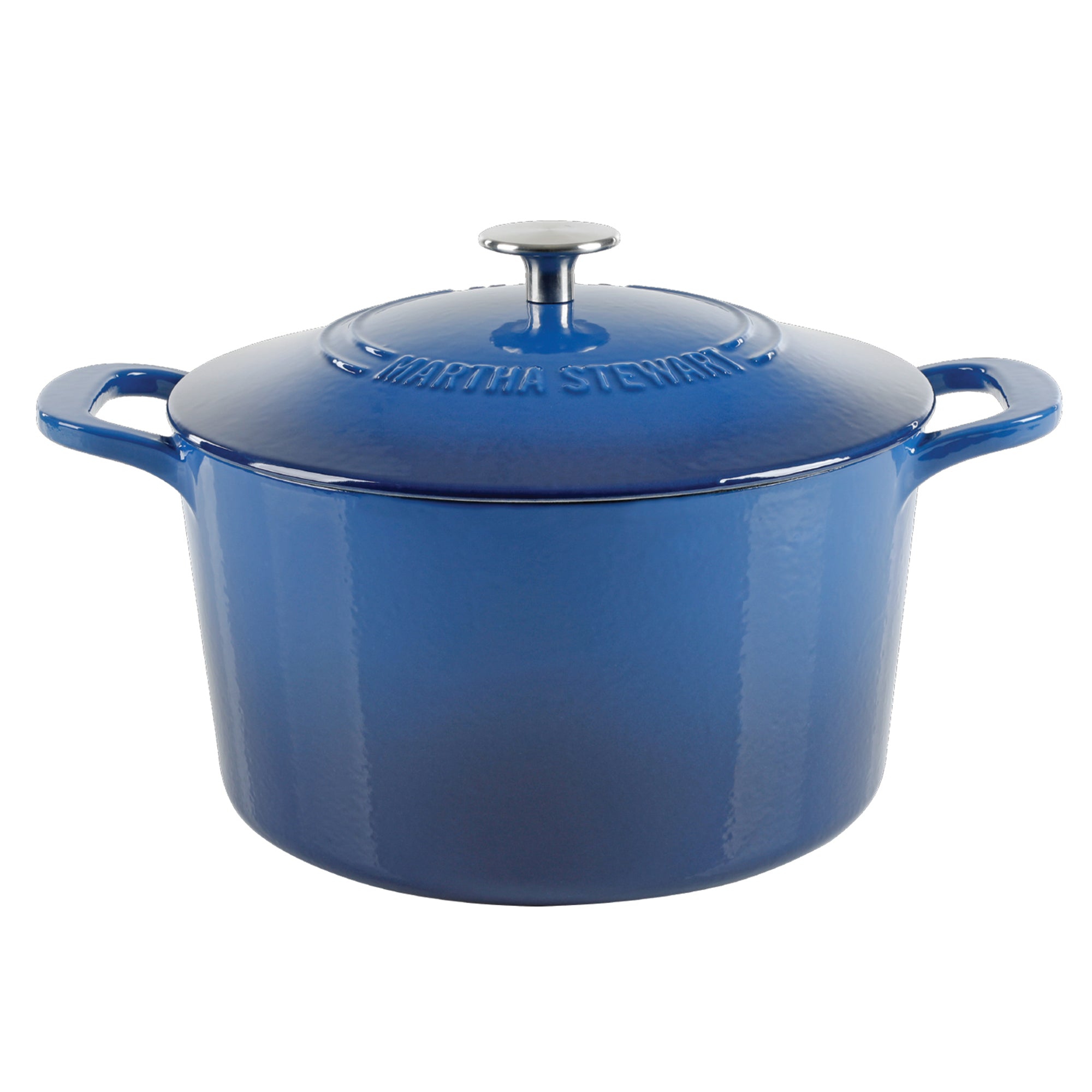 Martha Stewart Gatwick 7-Quart Enameled Cast Iron Dutch Oven - Image 2