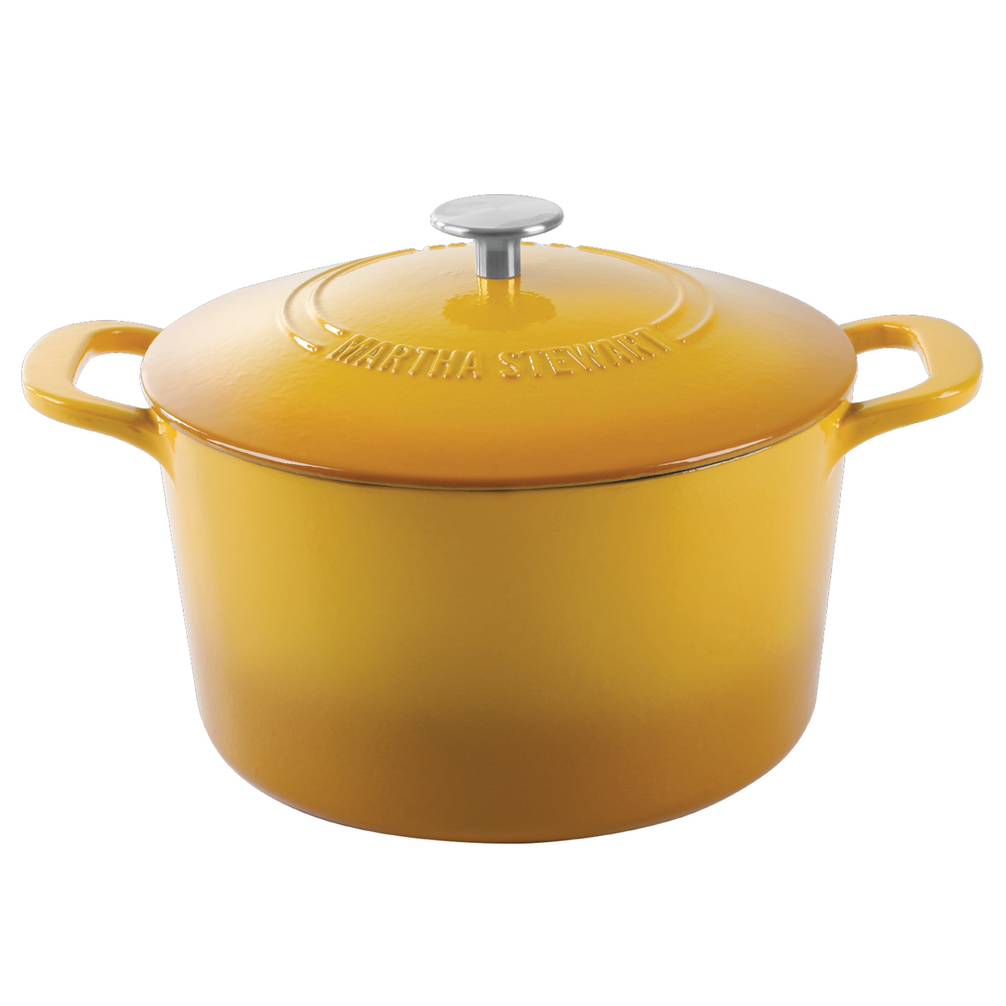 Martha Stewart Gatwick 7-Quart Enameled Cast Iron Dutch Oven - Image 12