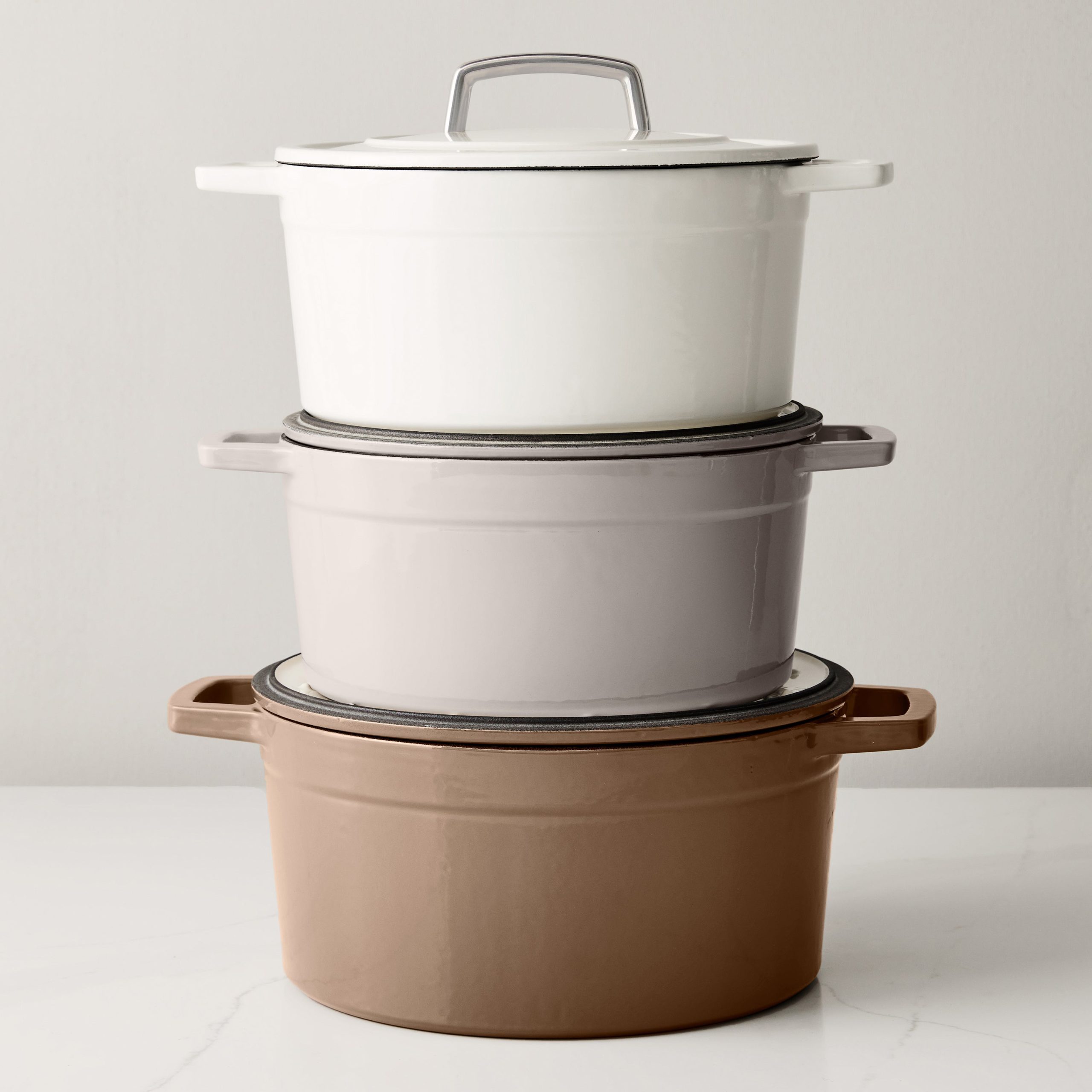 Martha by Martha Stewart 7-Quart Enameled Cast Iron Dutch Oven w/ Lid - Image 6