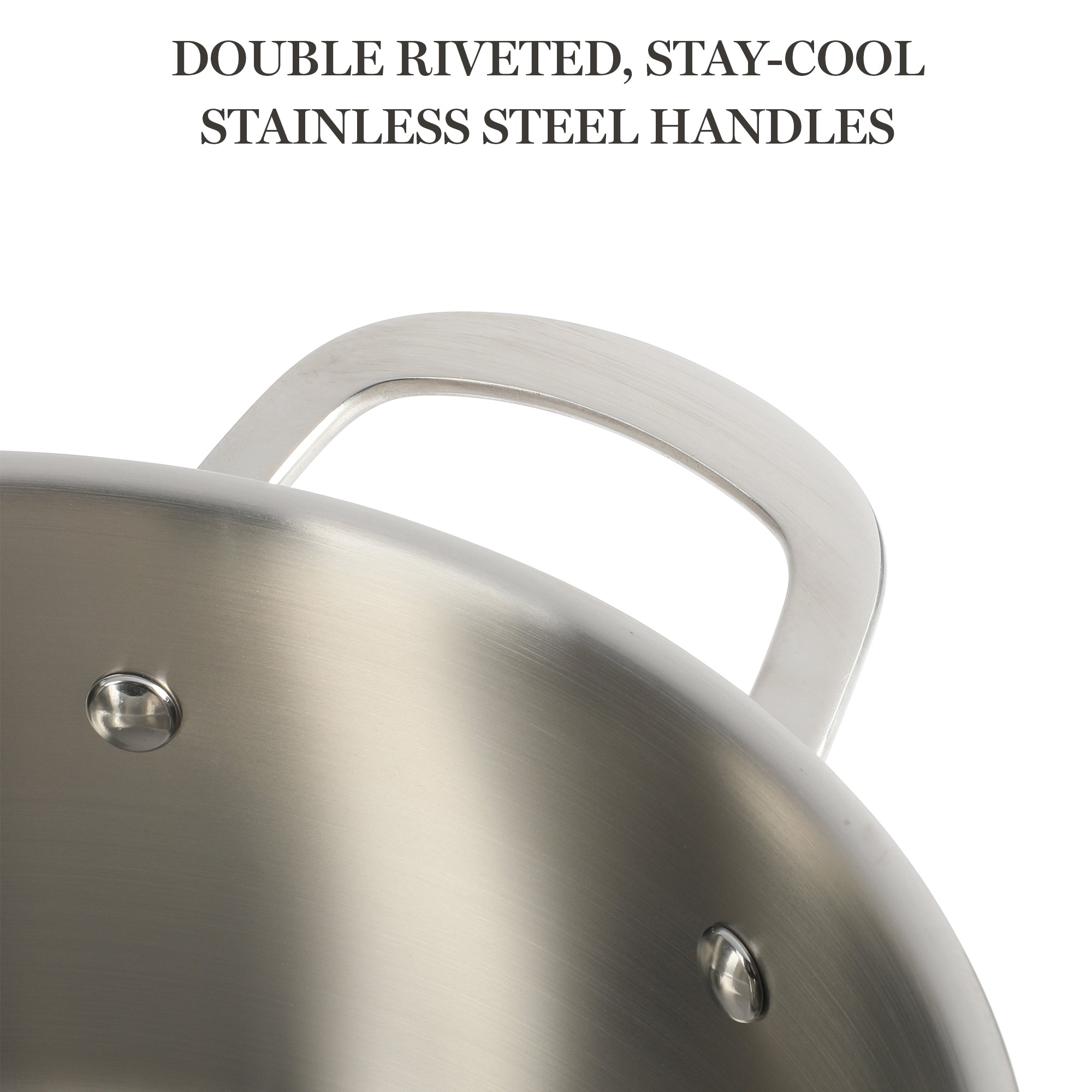 Martha Stewart Castelle 5-Quart Stainless Steel Dutch Oven - Image 5