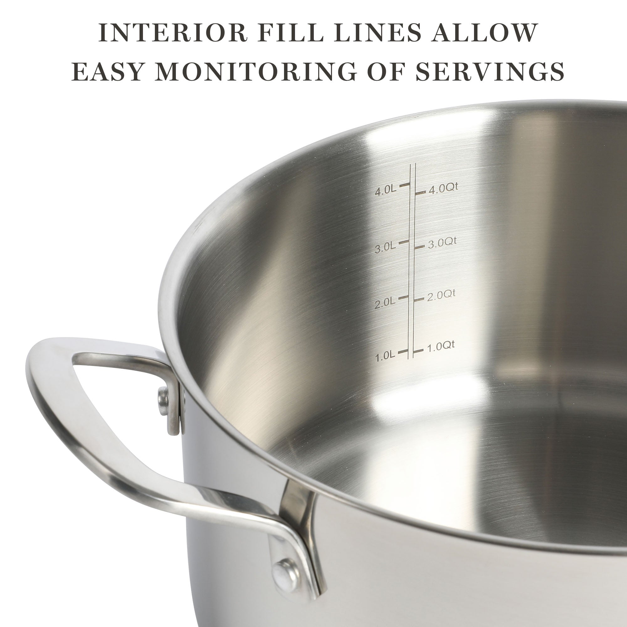 Martha Stewart Castelle 5-Quart Stainless Steel Dutch Oven - Image 6