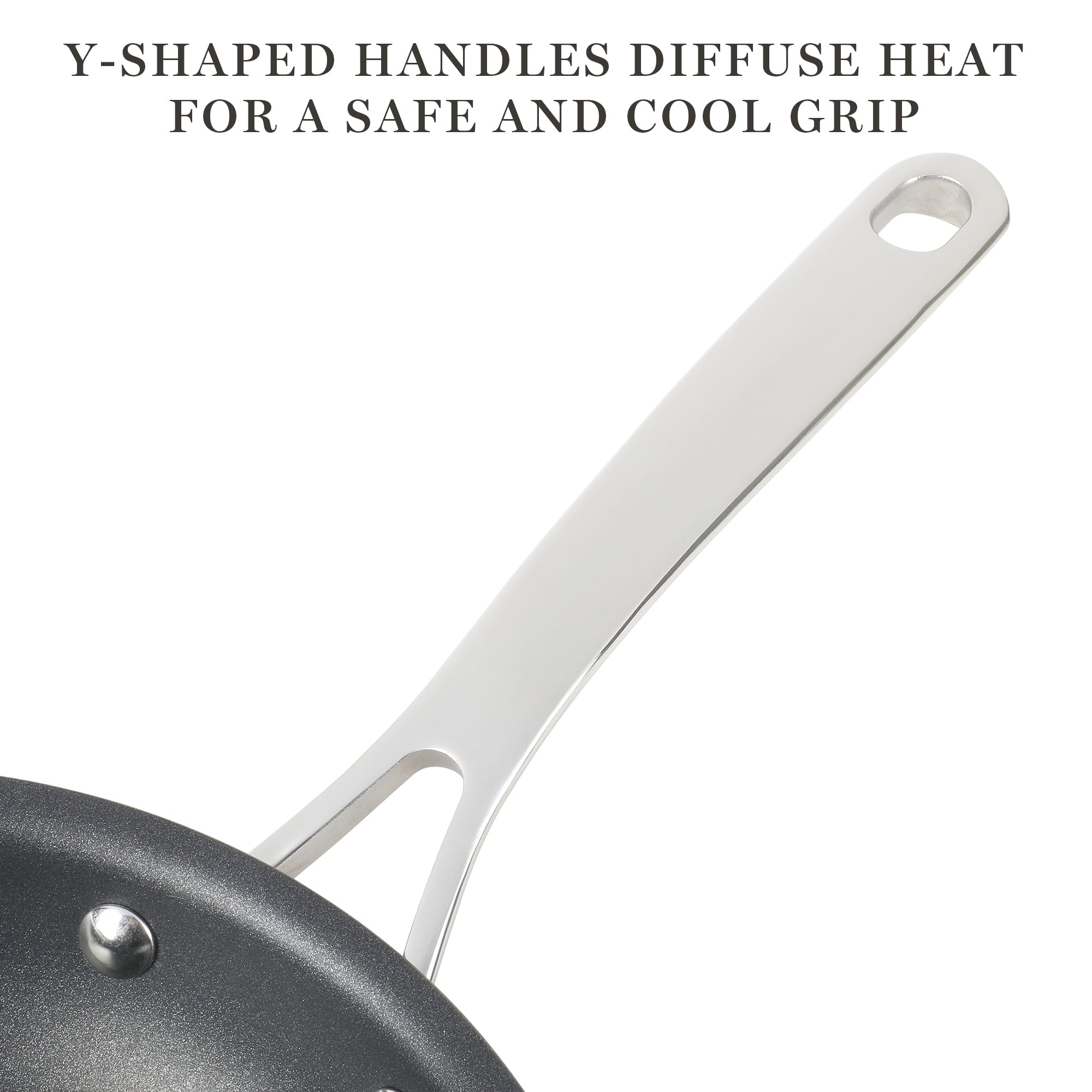 Martha Stewart 12-Piece Heavy Gauge Aluminum Hard Anodized Premium Nonstick Induction Safe Cookware Set - Image 4