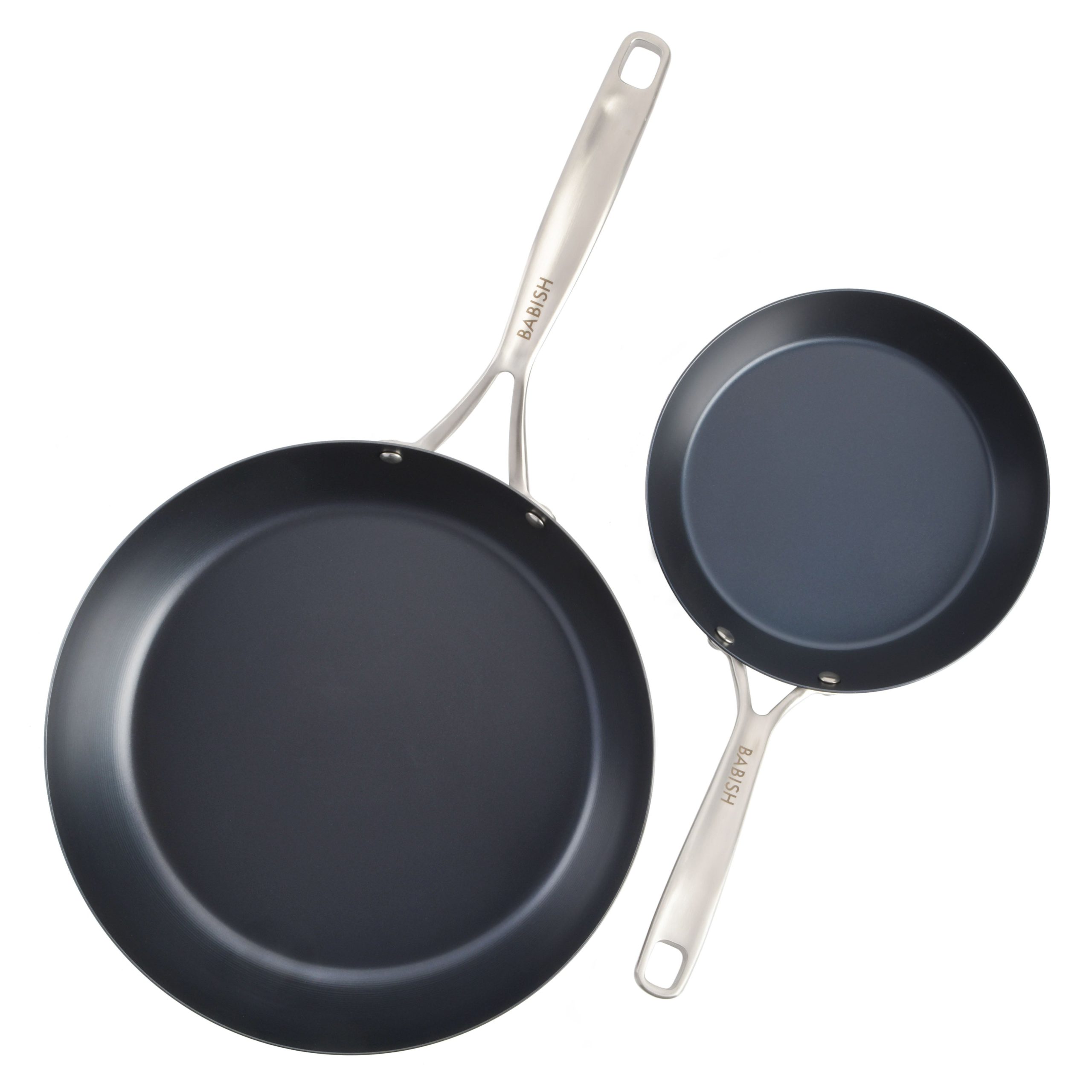 Babish 12-Piece Mixed Material (Stainless Steel, Carbon Steel, & Aluminum) Professional Grade Cookware Set W/ Baking Sheets - Image 6