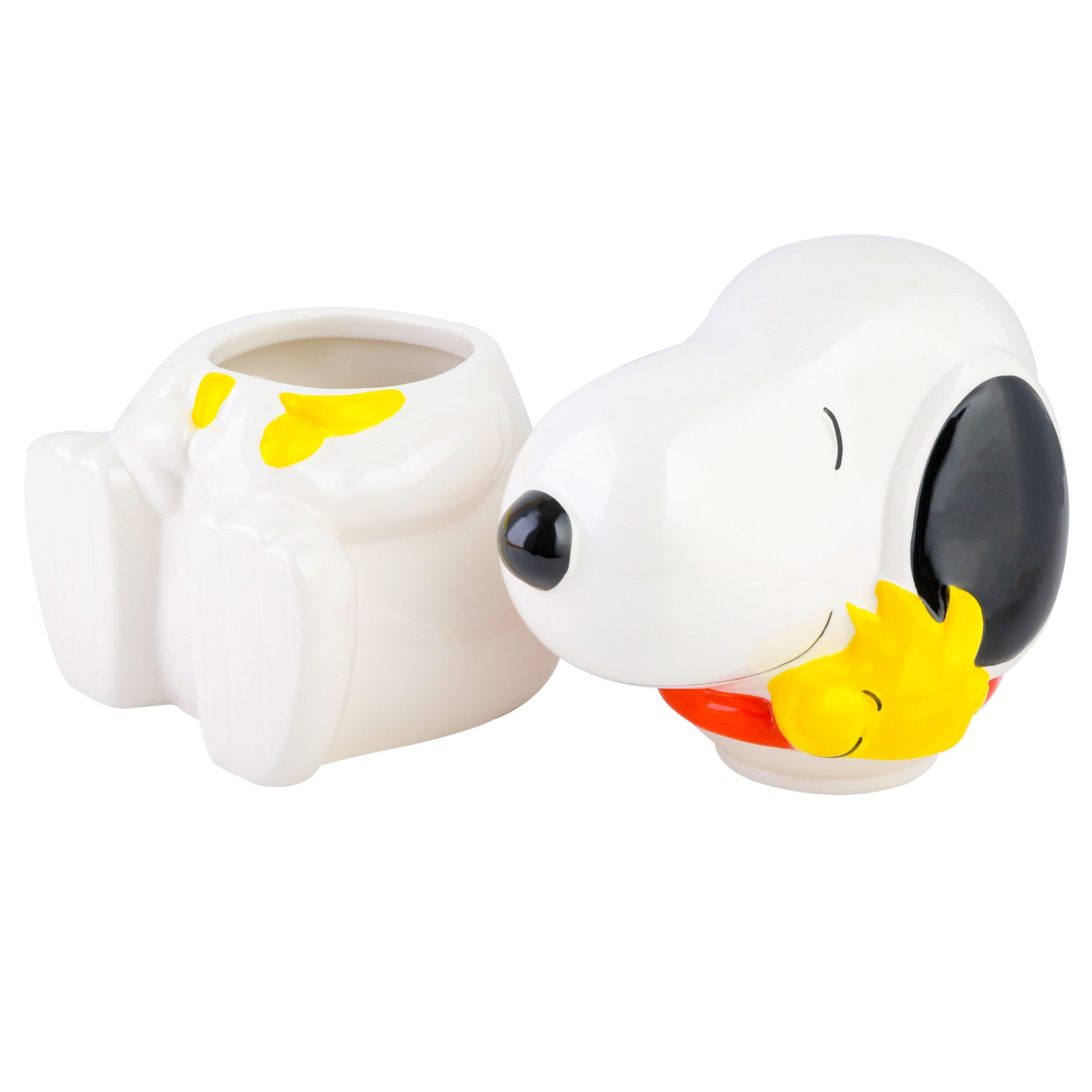 Peanuts Classic Snoopy 11" Ceramic Cookie Jar w/ Fitted Lid - Image 3