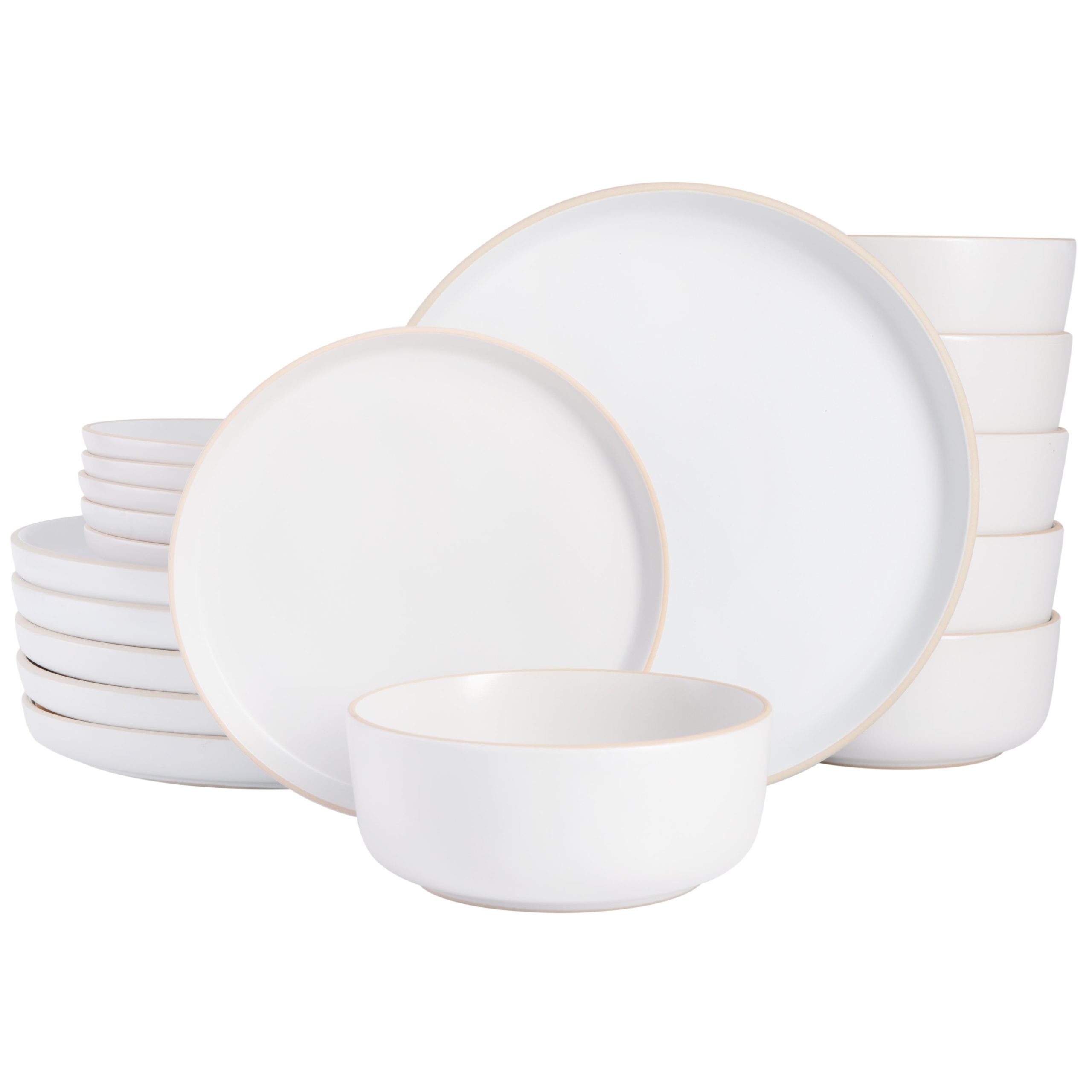 Gibson Home Zuma 18-Piece Stoneware Dinnerware Set - Image 8