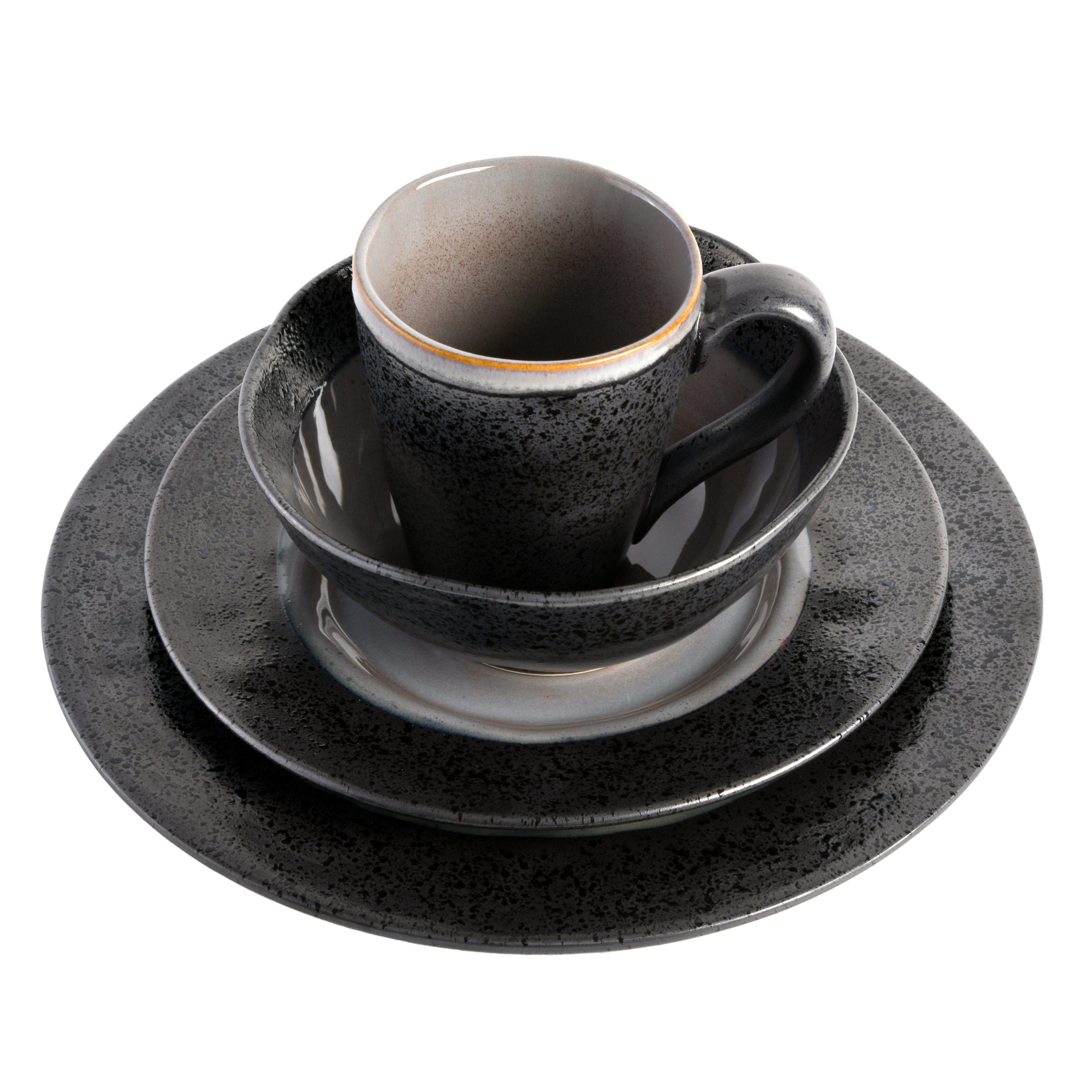 Gibson Elite Dragonstone 16-Piece Reactive Stoneware Dinnerware Set - Image 7